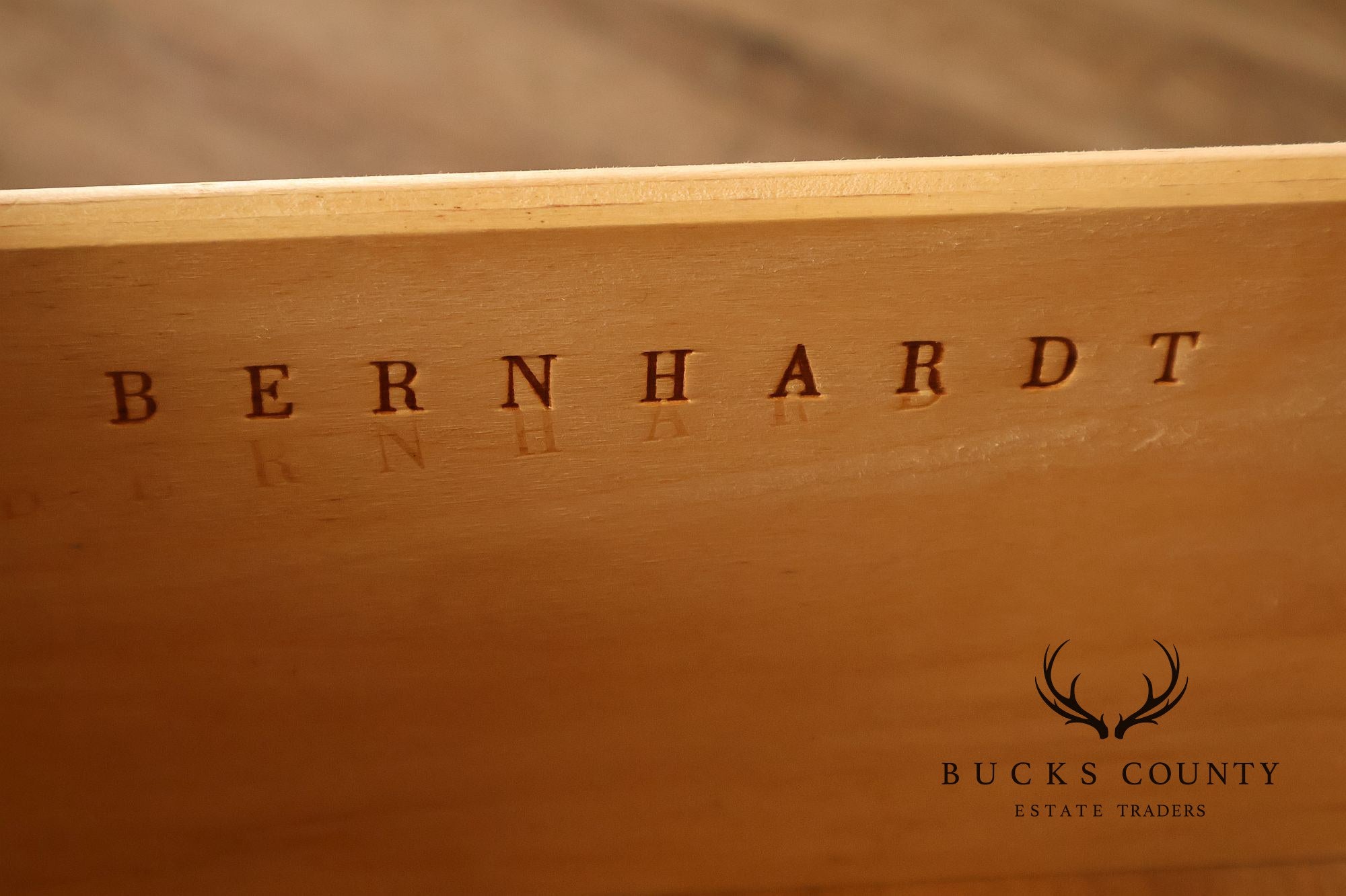 Bernhardt Vintage Campaign Style Door Chest