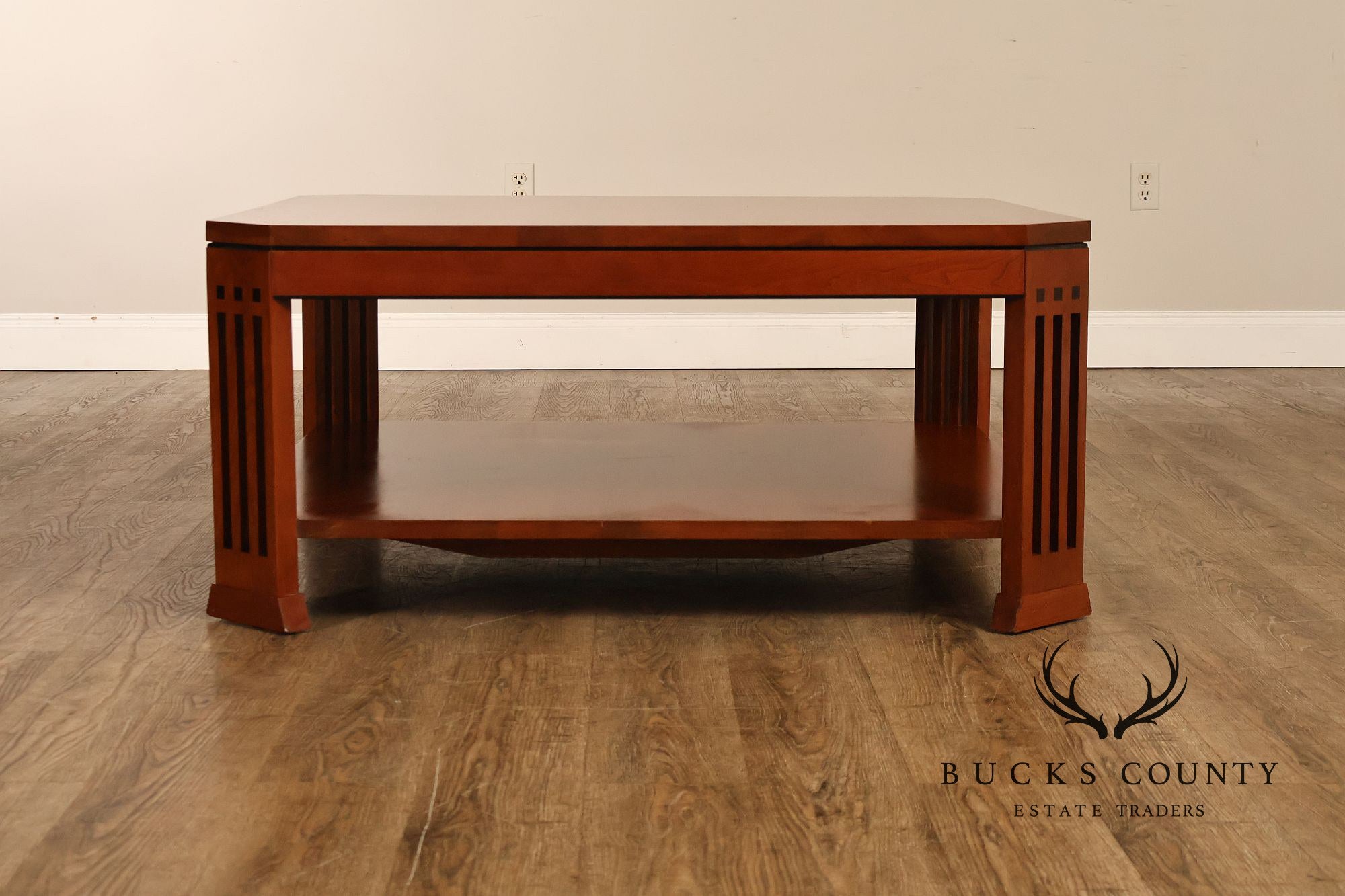 Stickley 21st Century Collection Large Square Cherry Coffee Table