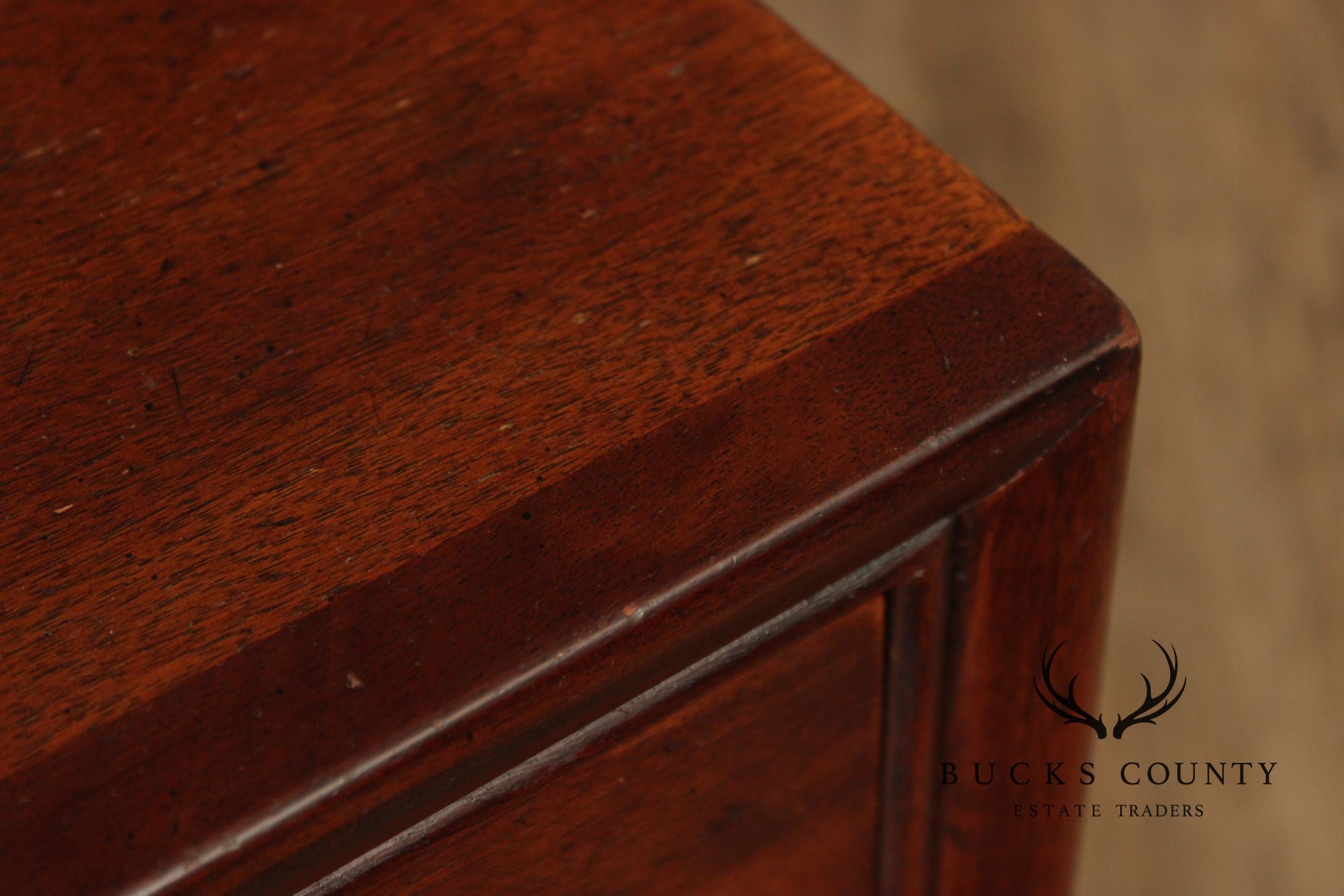 Henredon Chinoiserie Style Mahogany Nightstands