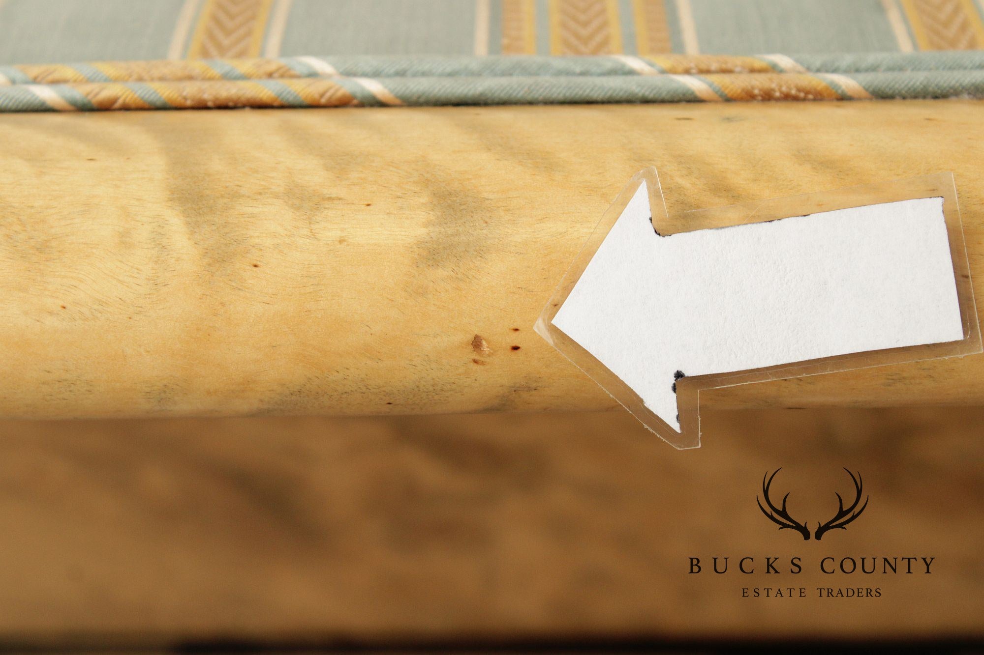 Antique Biedermeier Inlaid Flame Birch Sofa