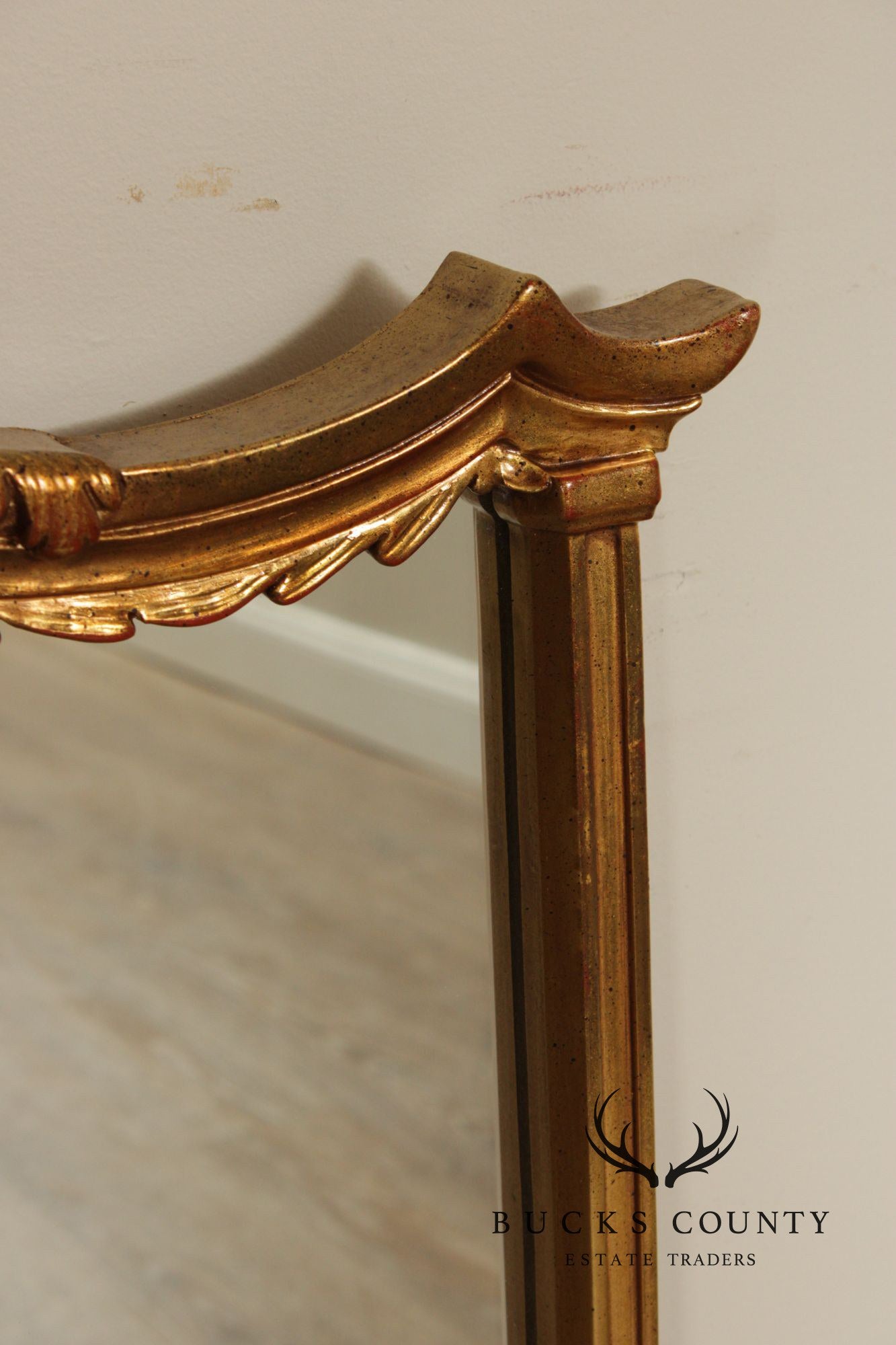 Carolina Mirror Georgian Style Gilt Painted Wall Mirror