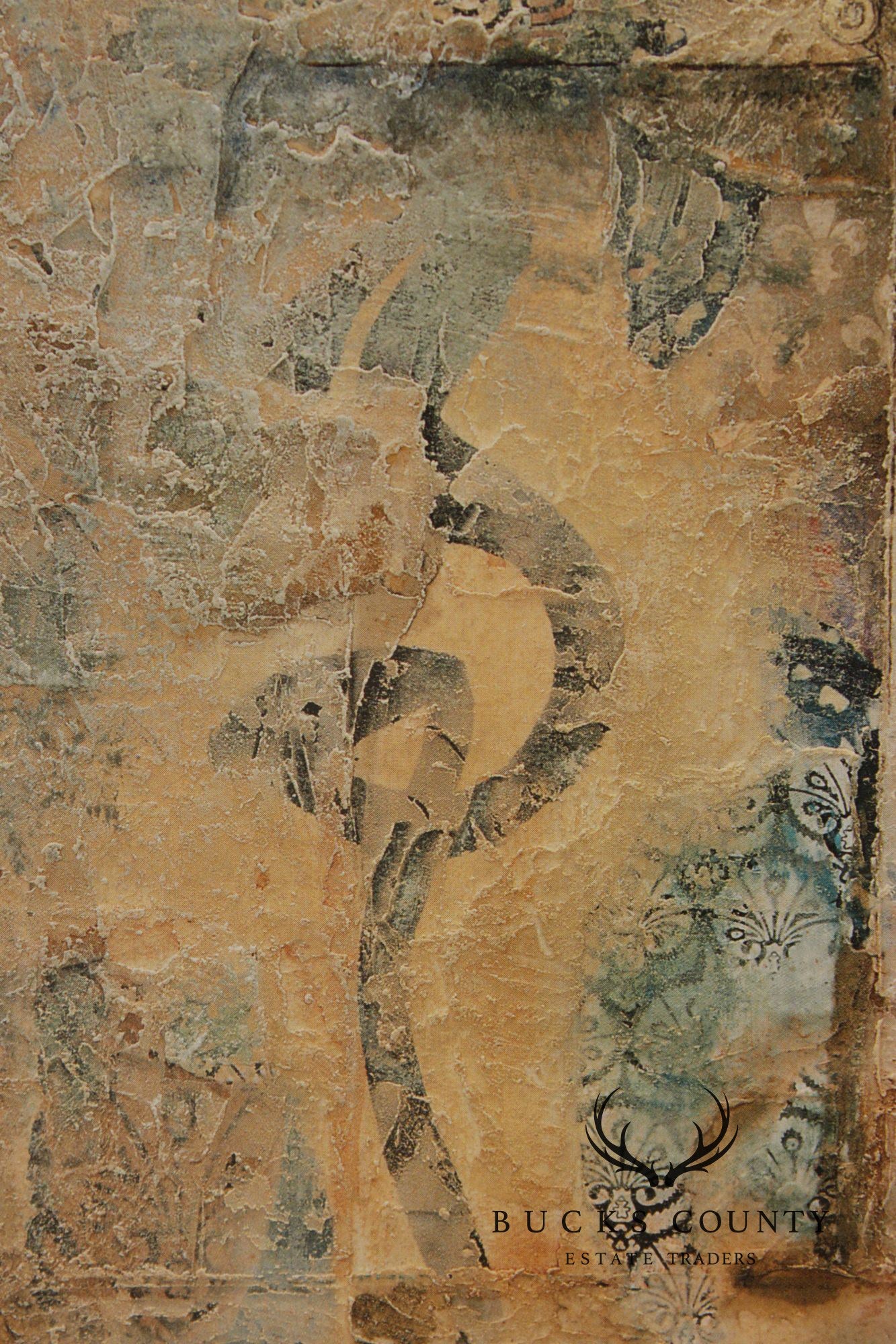 Arnold Iger Surrealist Style Framed Print, 'Imperial Peony'