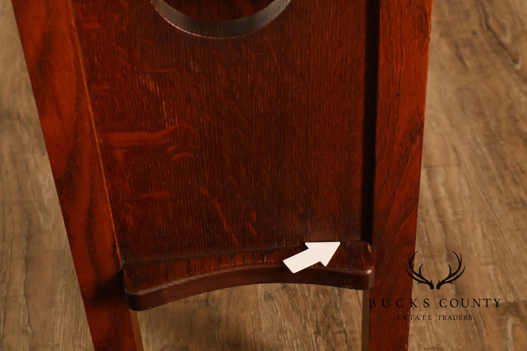 Antique Arts And Crafts Mission Oak Imperial Stand