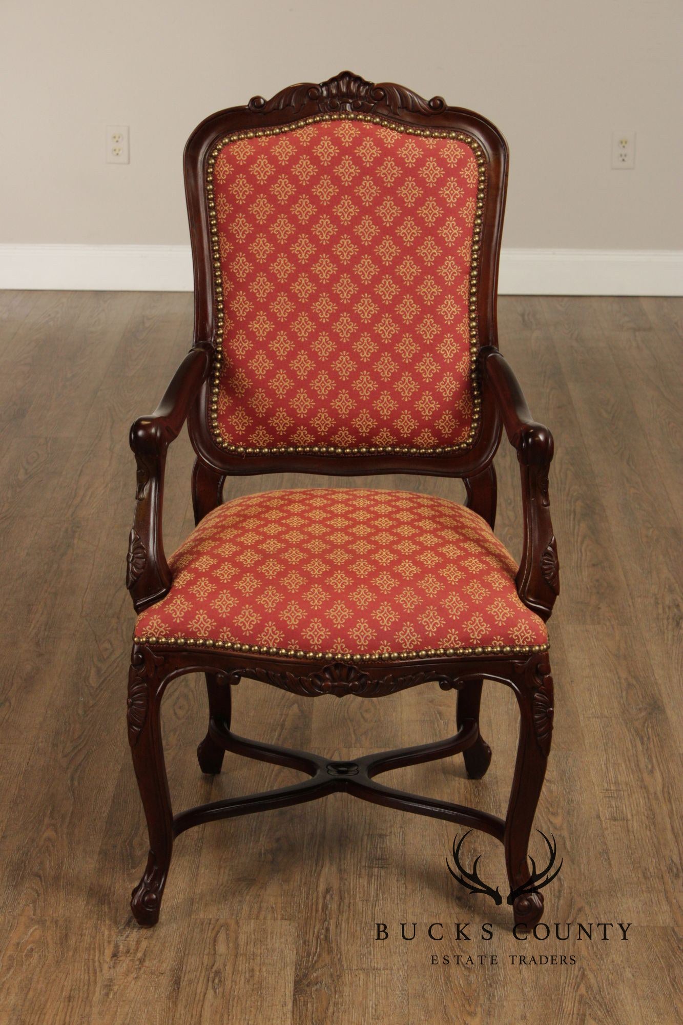 Andre Originals French Louis XV Style Set Of Eight Dining Chairs