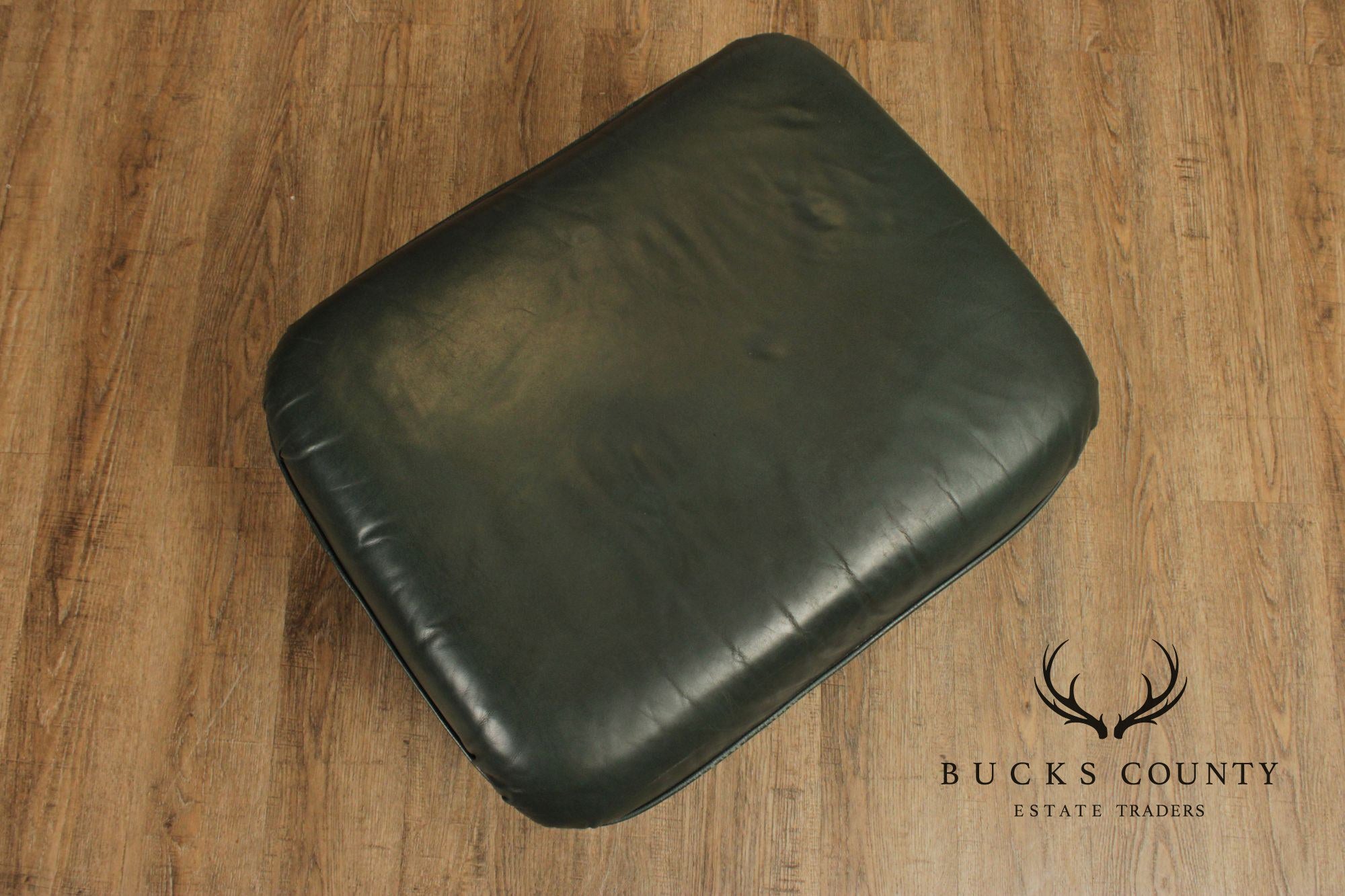Hancock and Moore Leather Recliner Lounge Chair and Ottoman