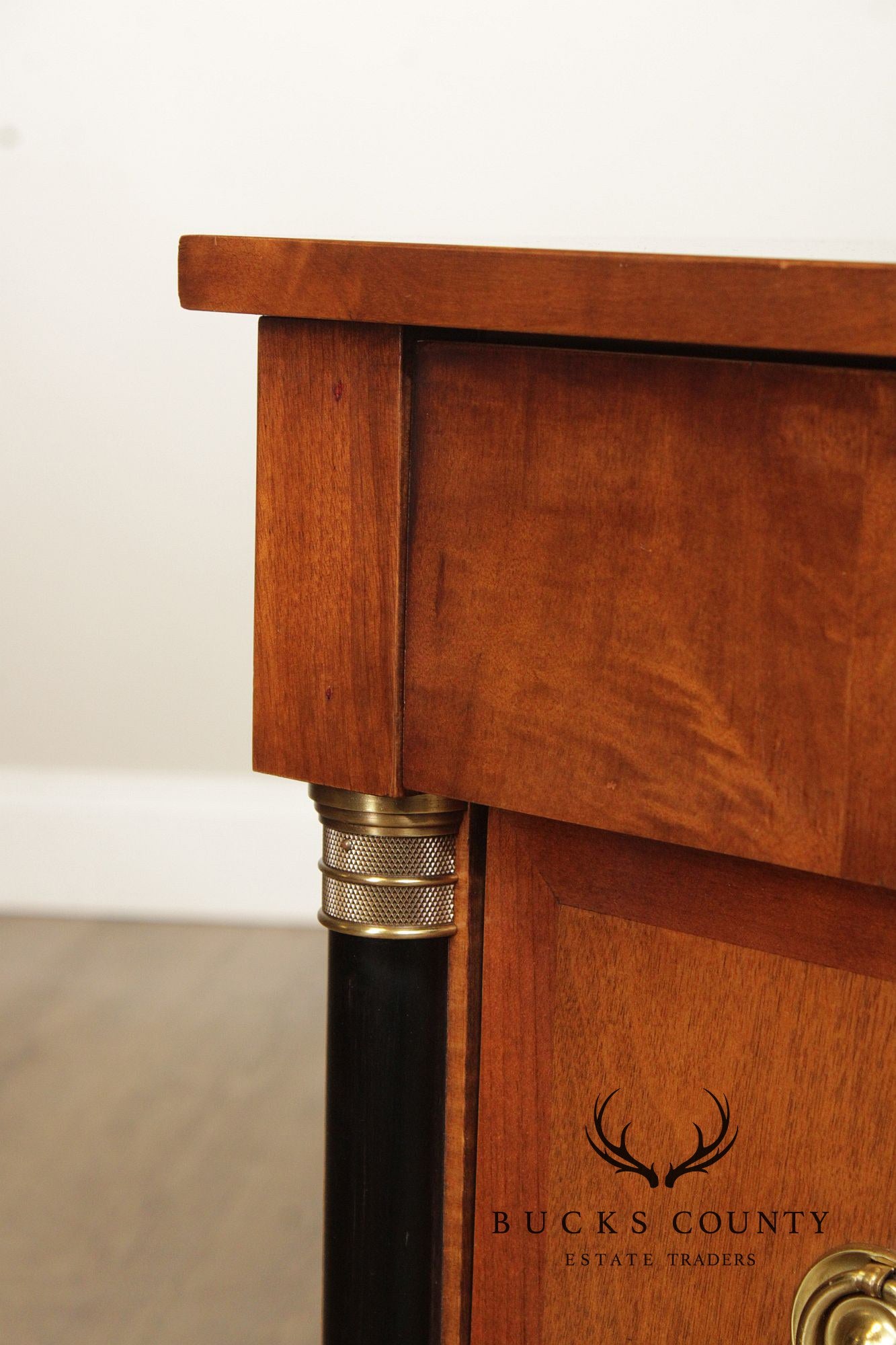Century Furniture Biedermeier Style Pair of Bedside Chests