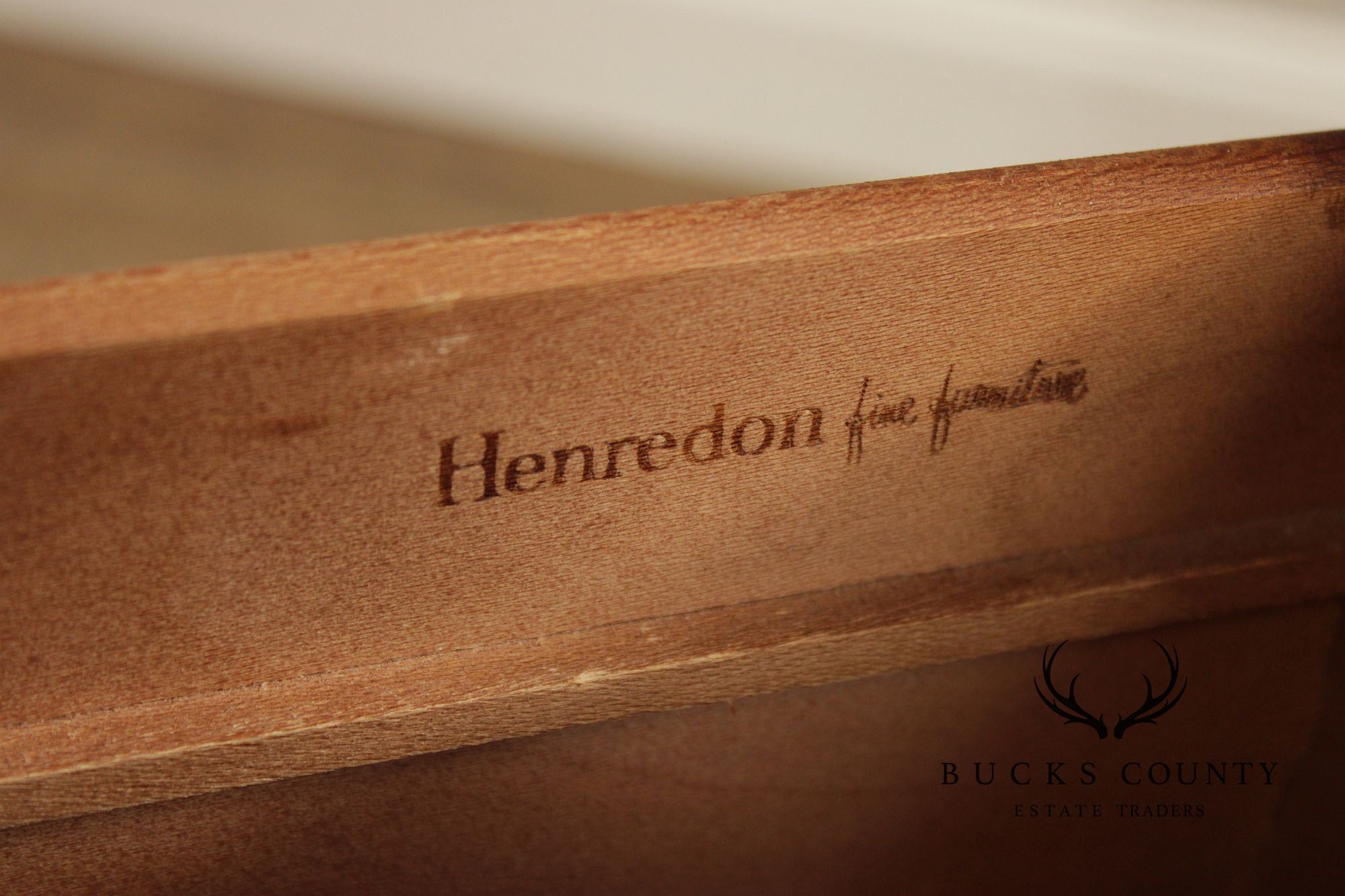 Henredon Chinoiserie Style Mahogany Triple Dresser