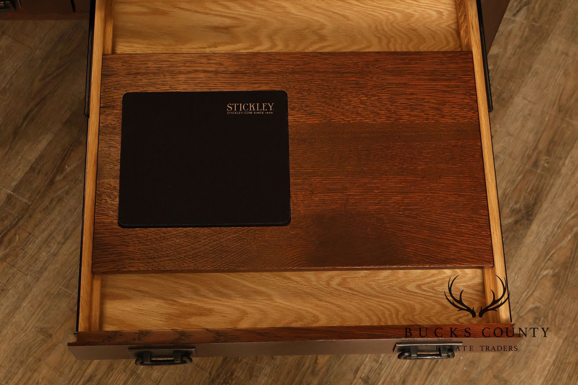 Stickley Mission Collection Oak Spindle Library Desk
