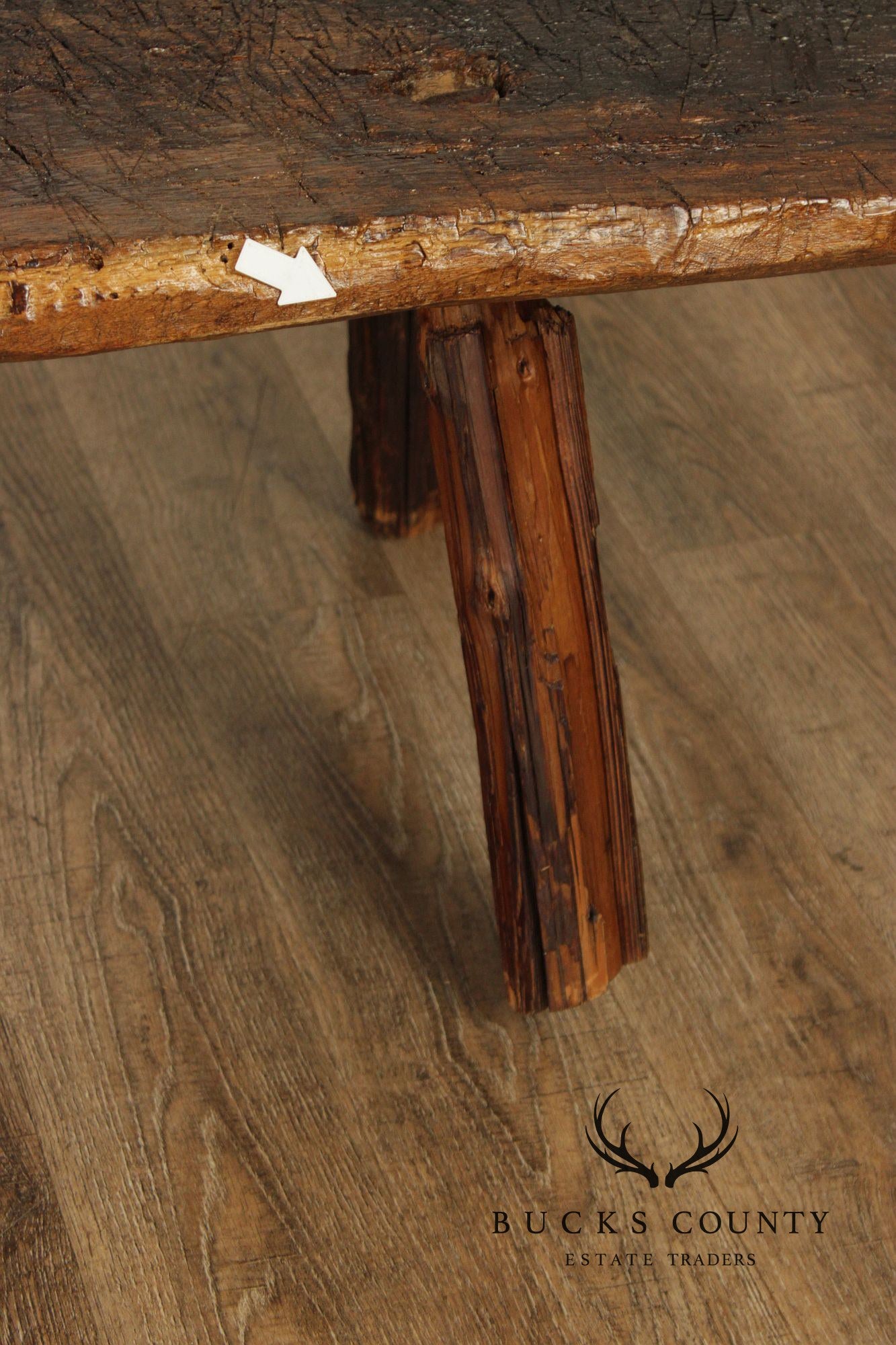 Antique Rustic Long Pig Bench