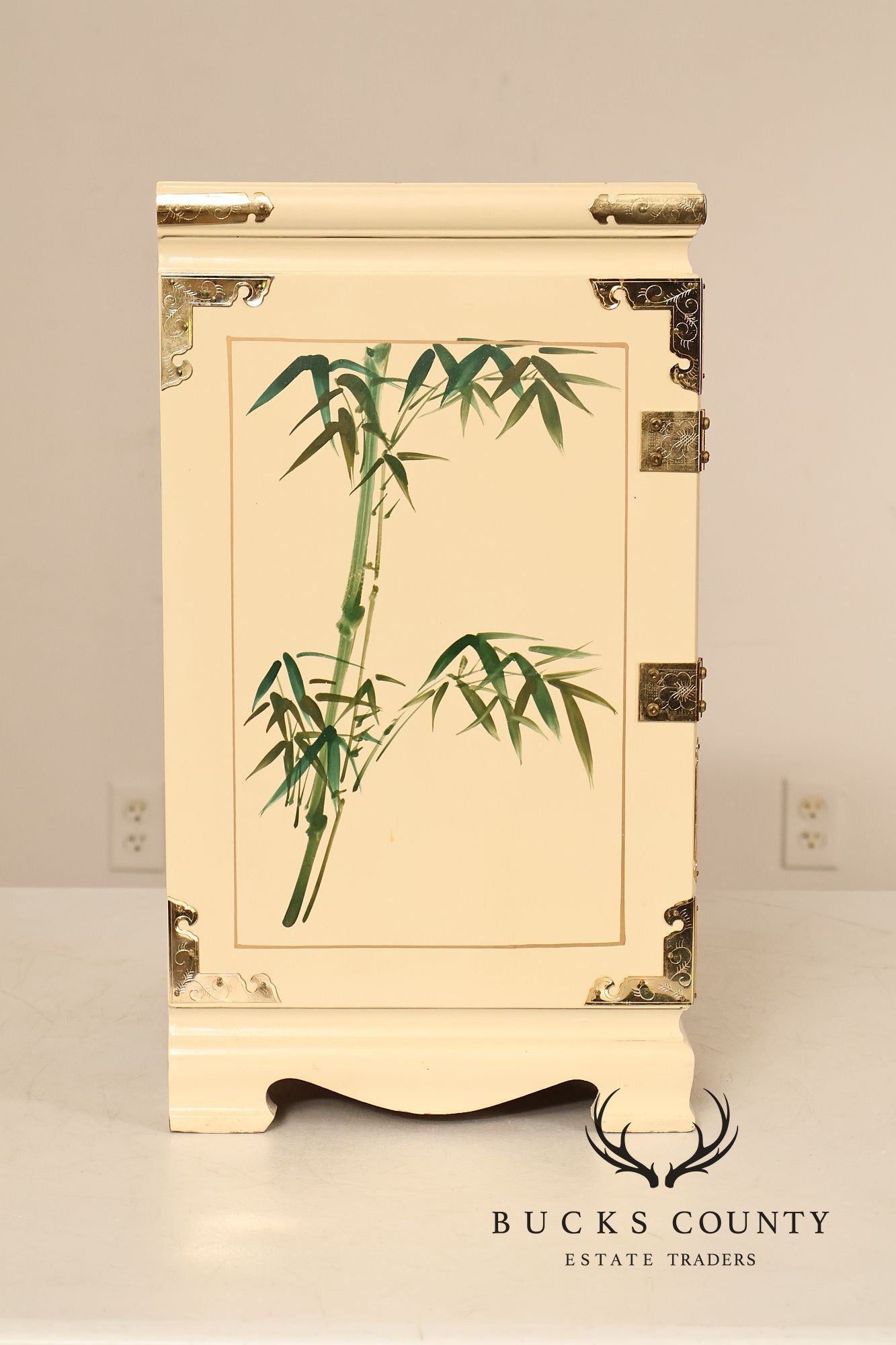 Painted Chinoiserie Style Jewelry Chest