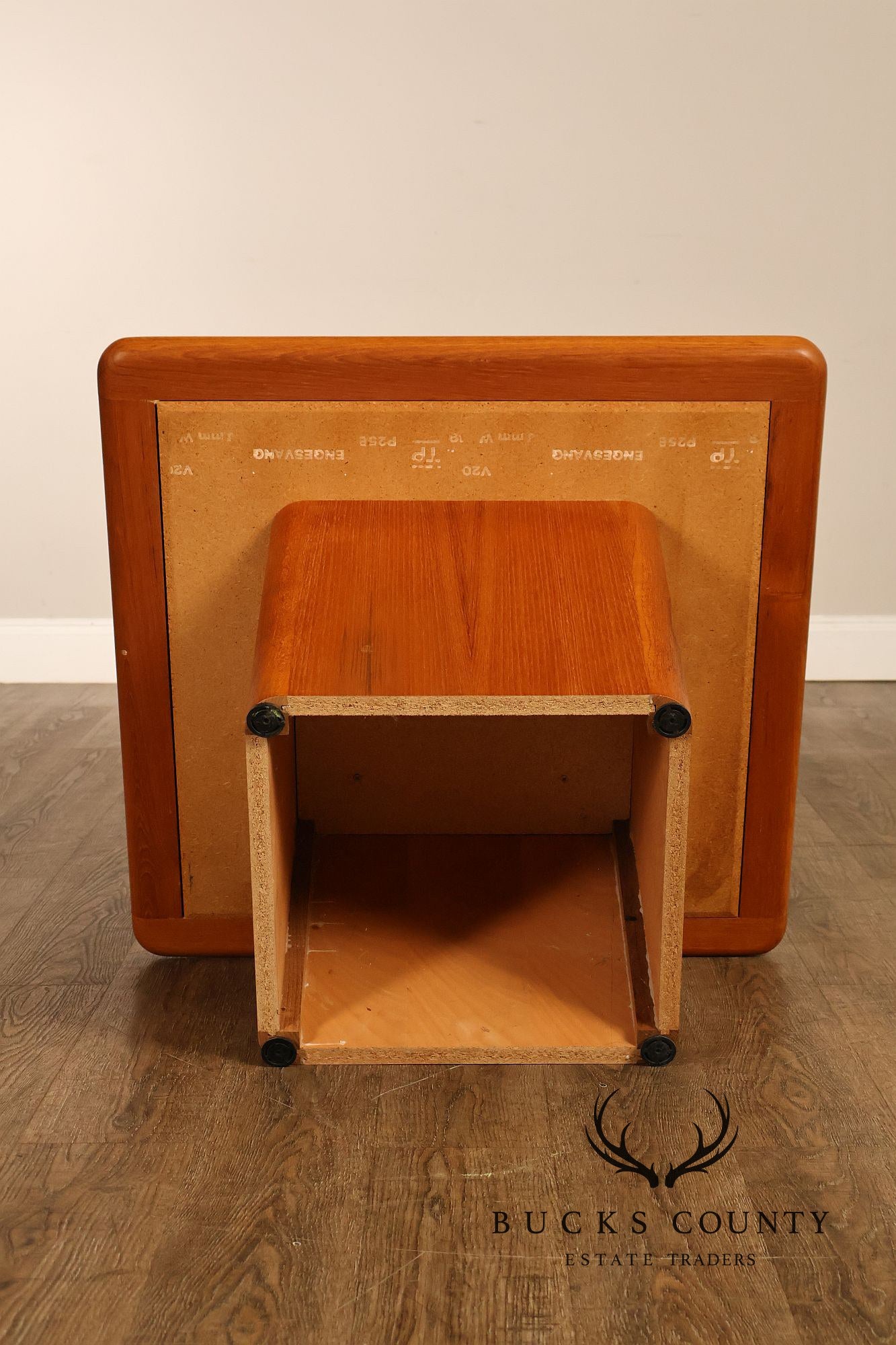 Sallingboe Jelling Pair Of Danish Modern Teak Tile Top End Tables