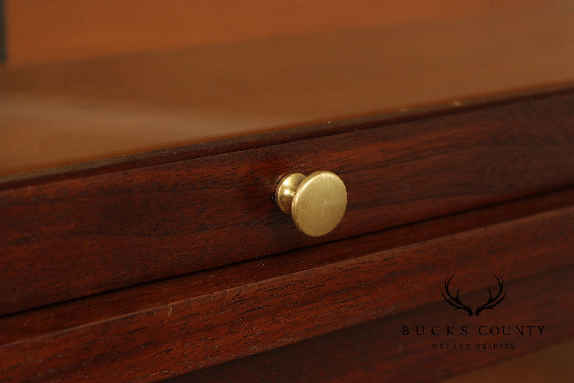 Globe Wernicke Antique Walnut Two-Section Barrister Bookcase