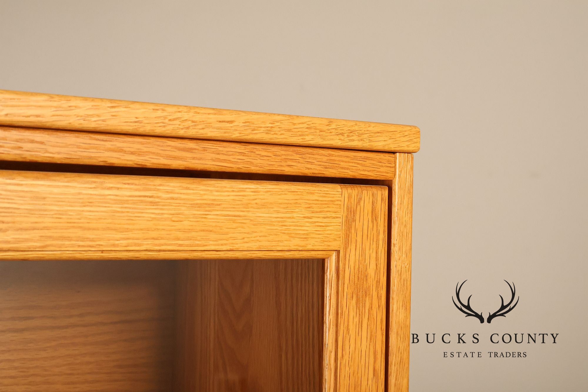 Amish Made Oak Five Stack Barrister Bookcase