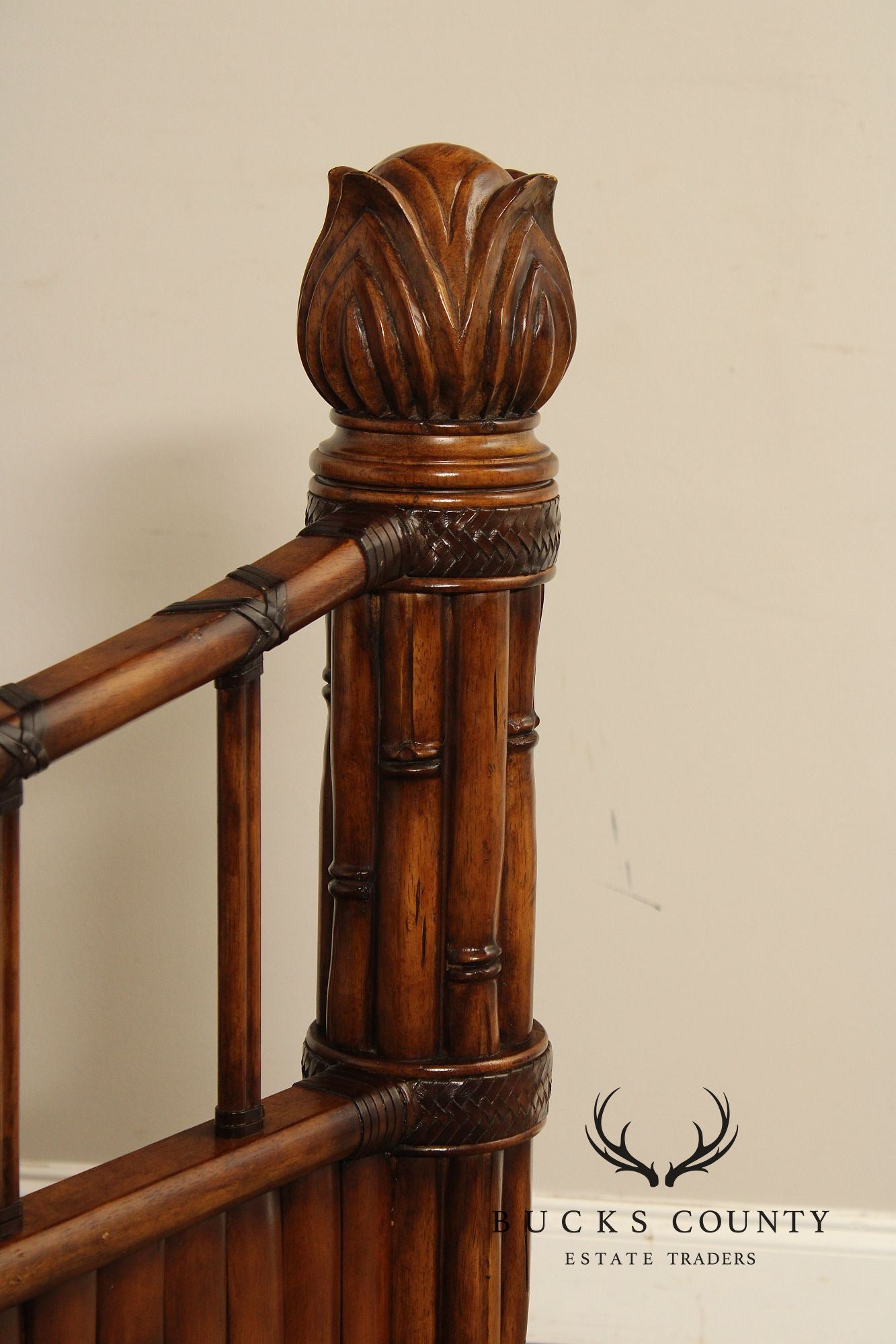 Tommy Bahama British Colonial Style Queen Poster Bed