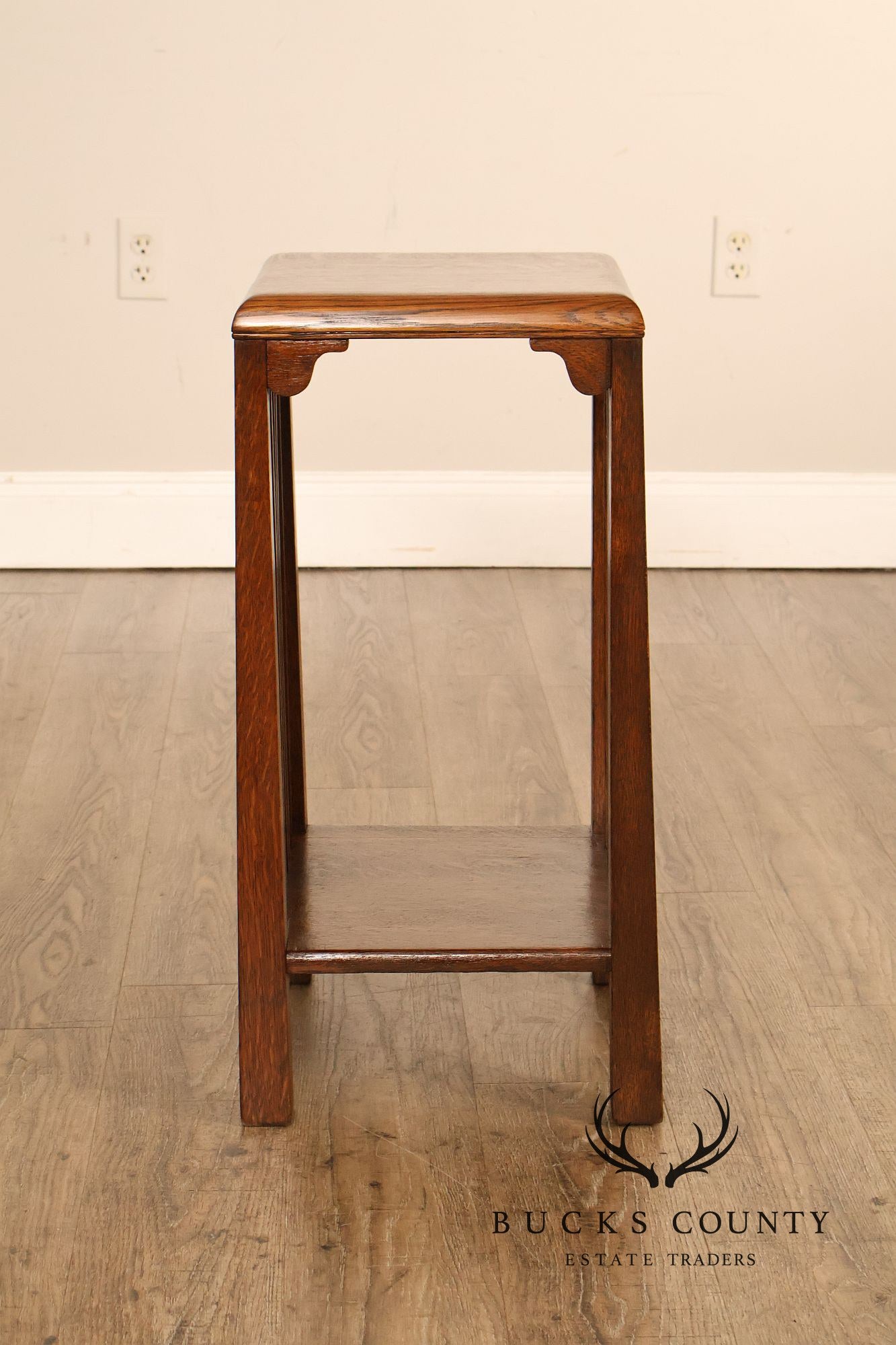 Michigan Chair Company Antique Mission Oak Spindle Side Table
