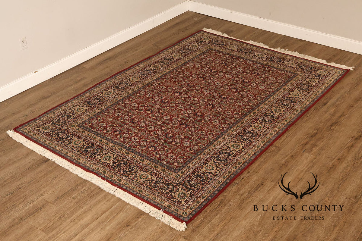 Persian Style Hand Knotted Wool Area Rug