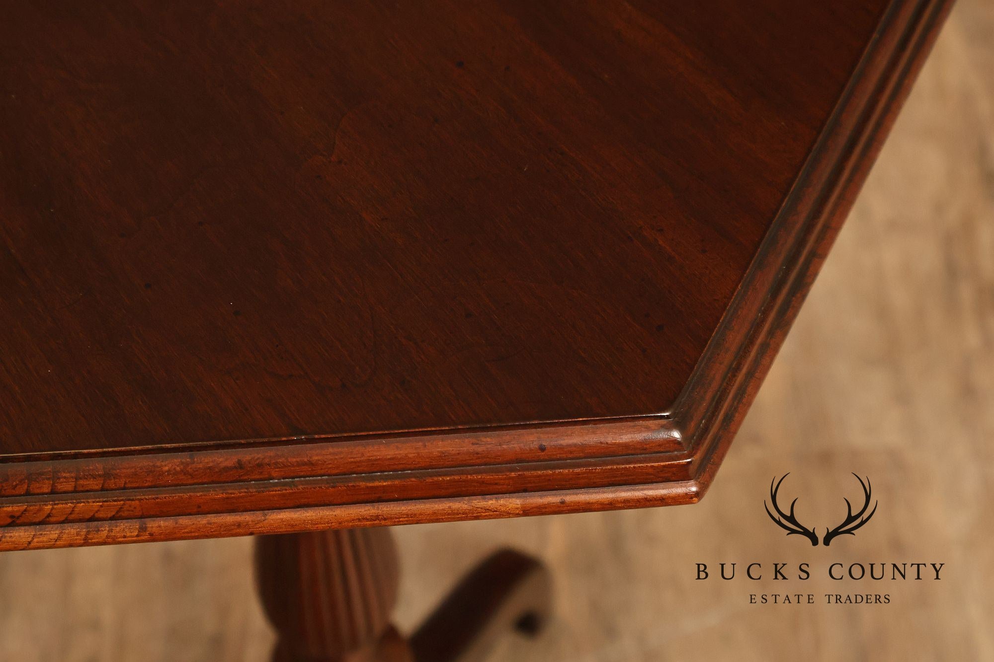 Ethan Allen Georgian Court Cherry Hexagon Side Table