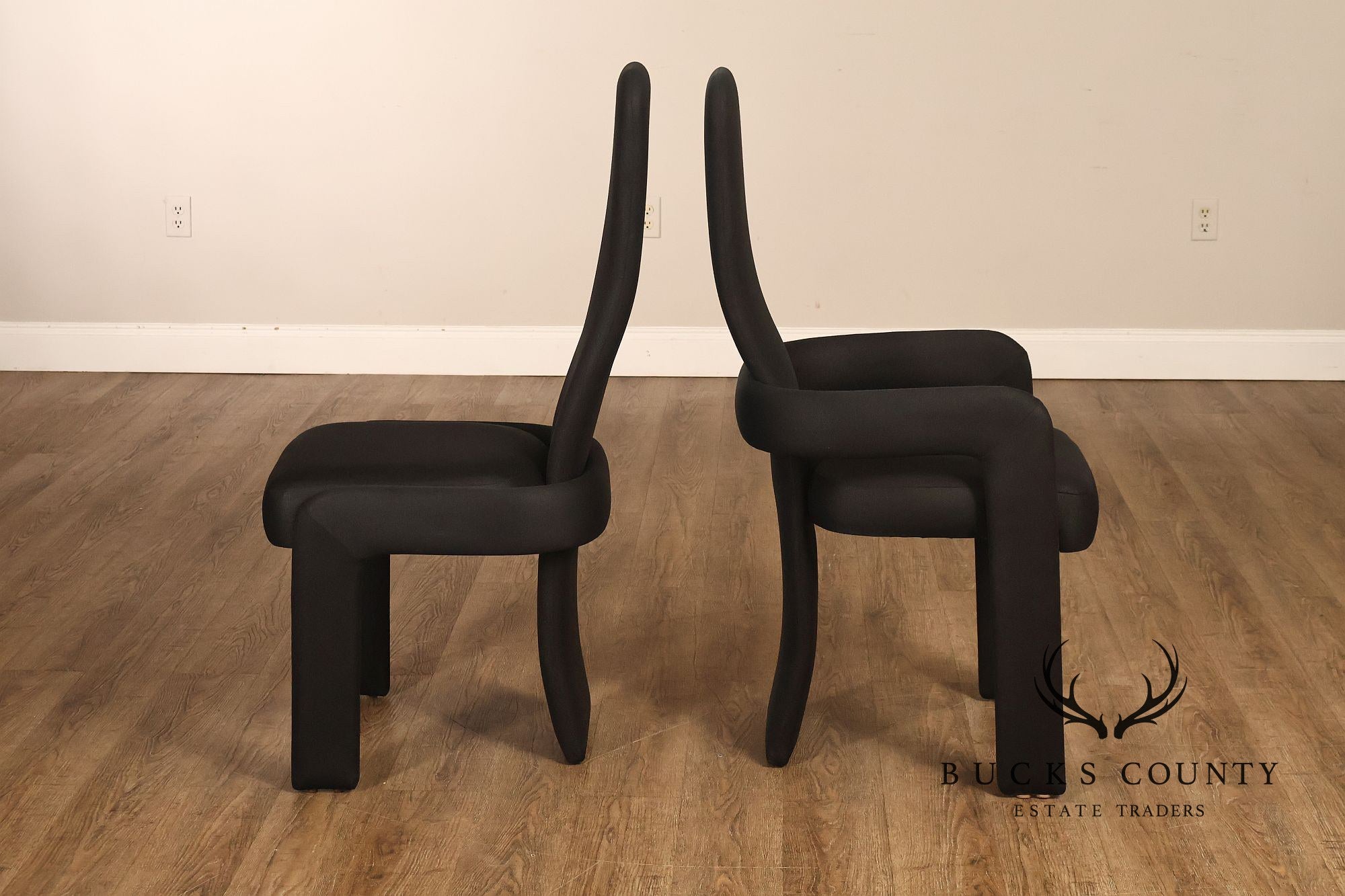 Post Modern Set of Six Dining Chairs