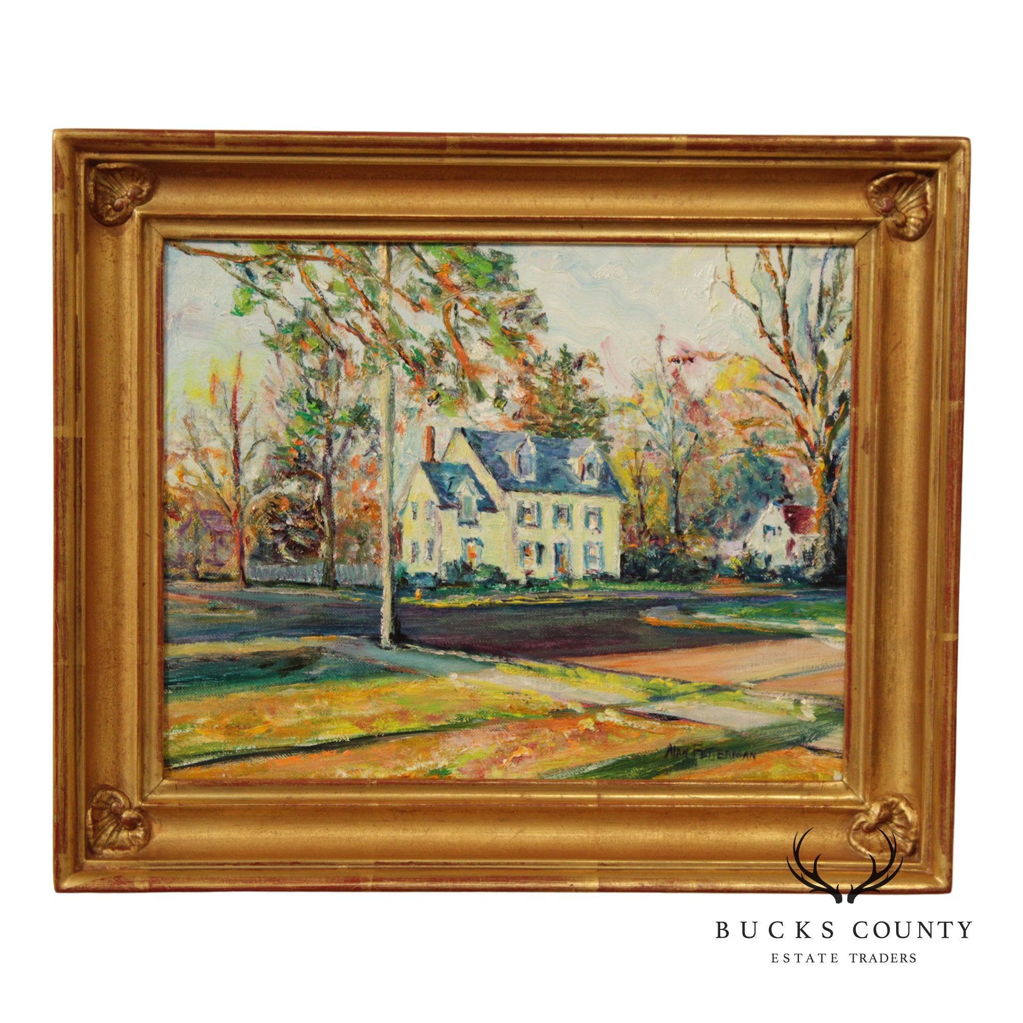 Alan Fetterman Oil Painting, 'Ashland Doylestown'