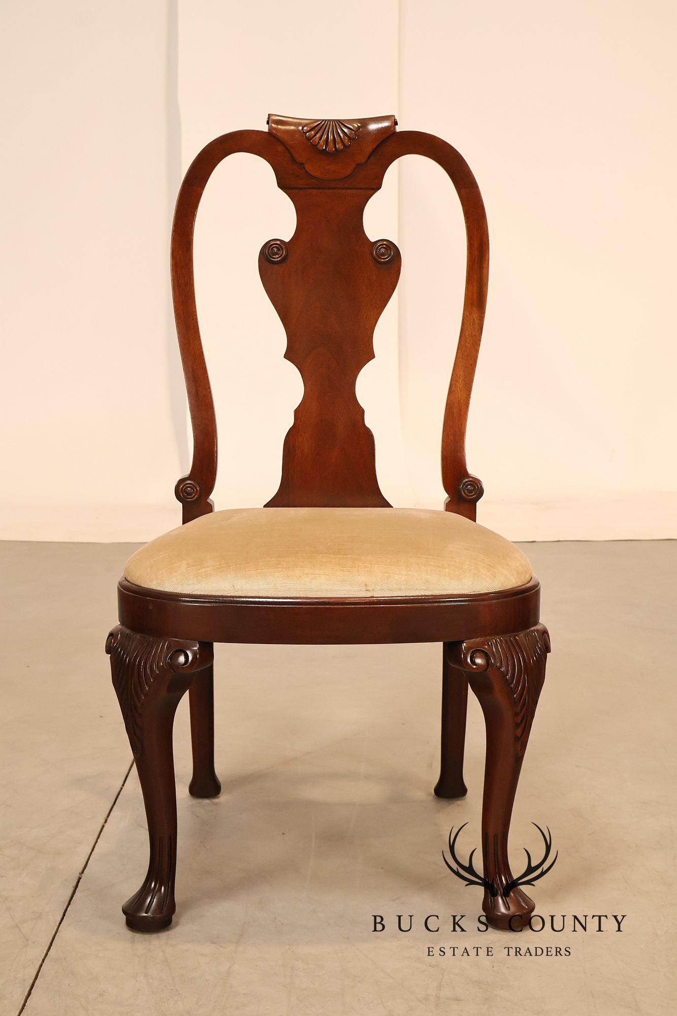 Baker Historic Charleston Reproductions Set of Eight Mahogany Dining Chairs
