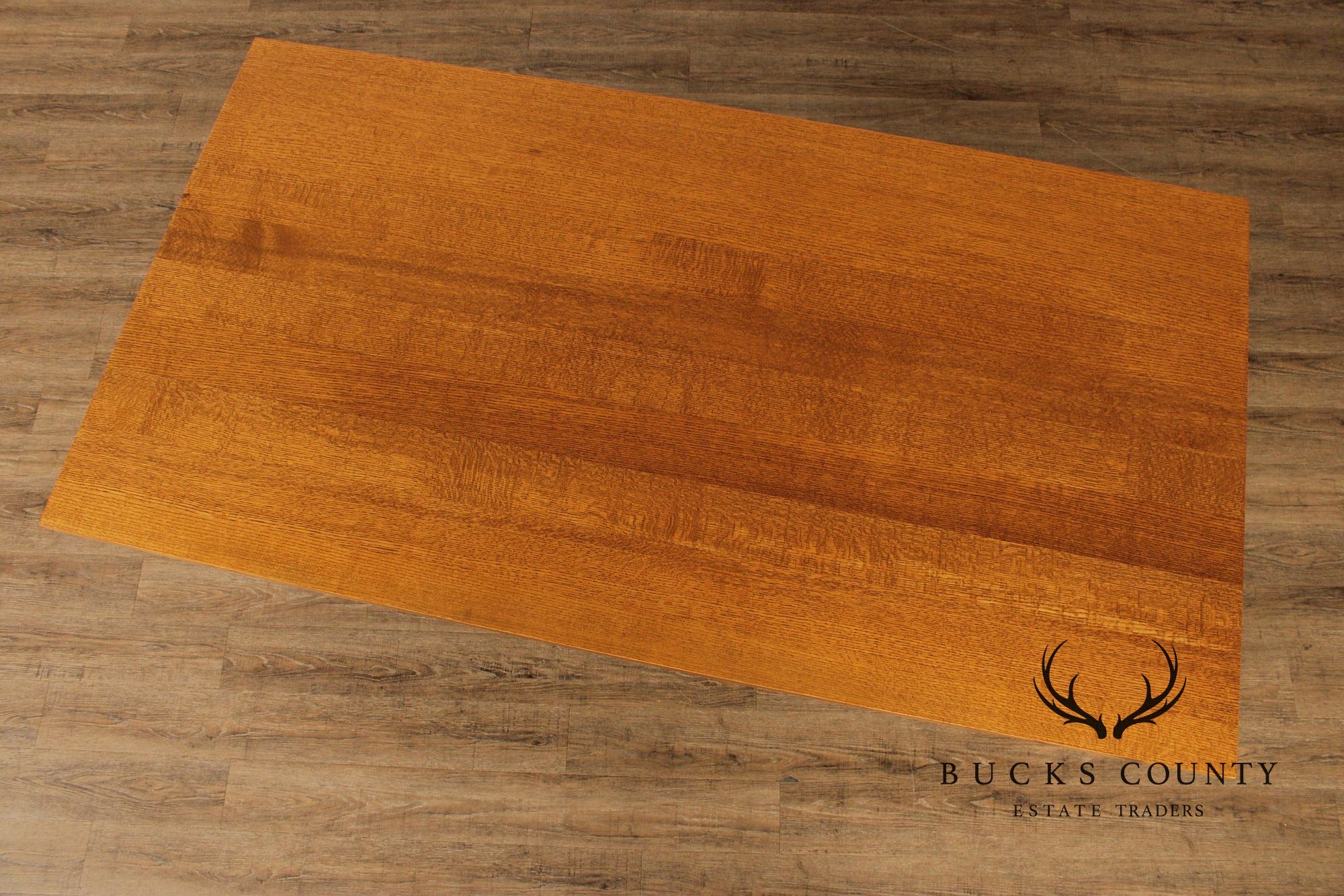 Mission Style Solid Oak Dining Table