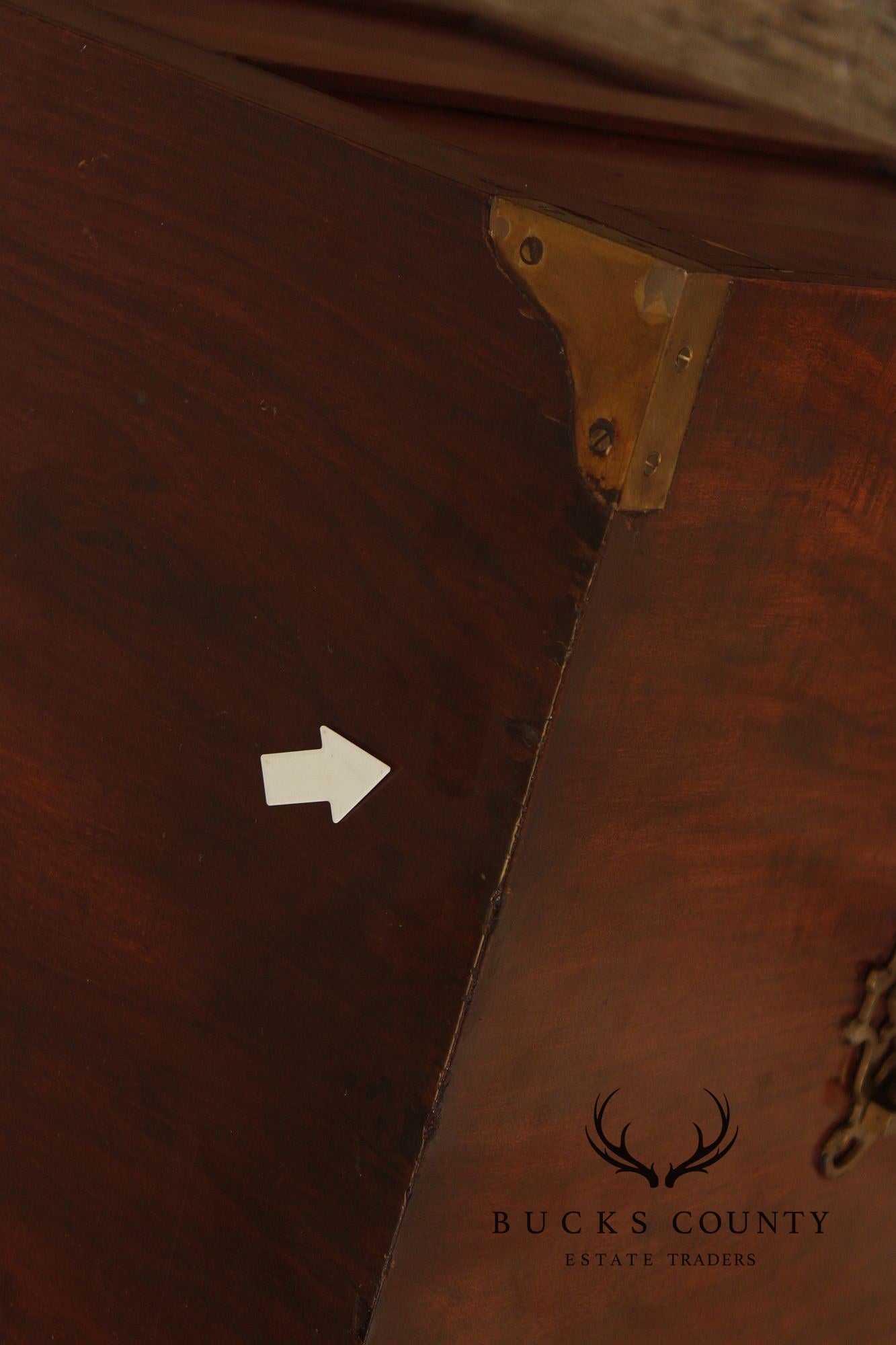 Anglo Indian Campaign Carved Rosewood Chest of Drawers