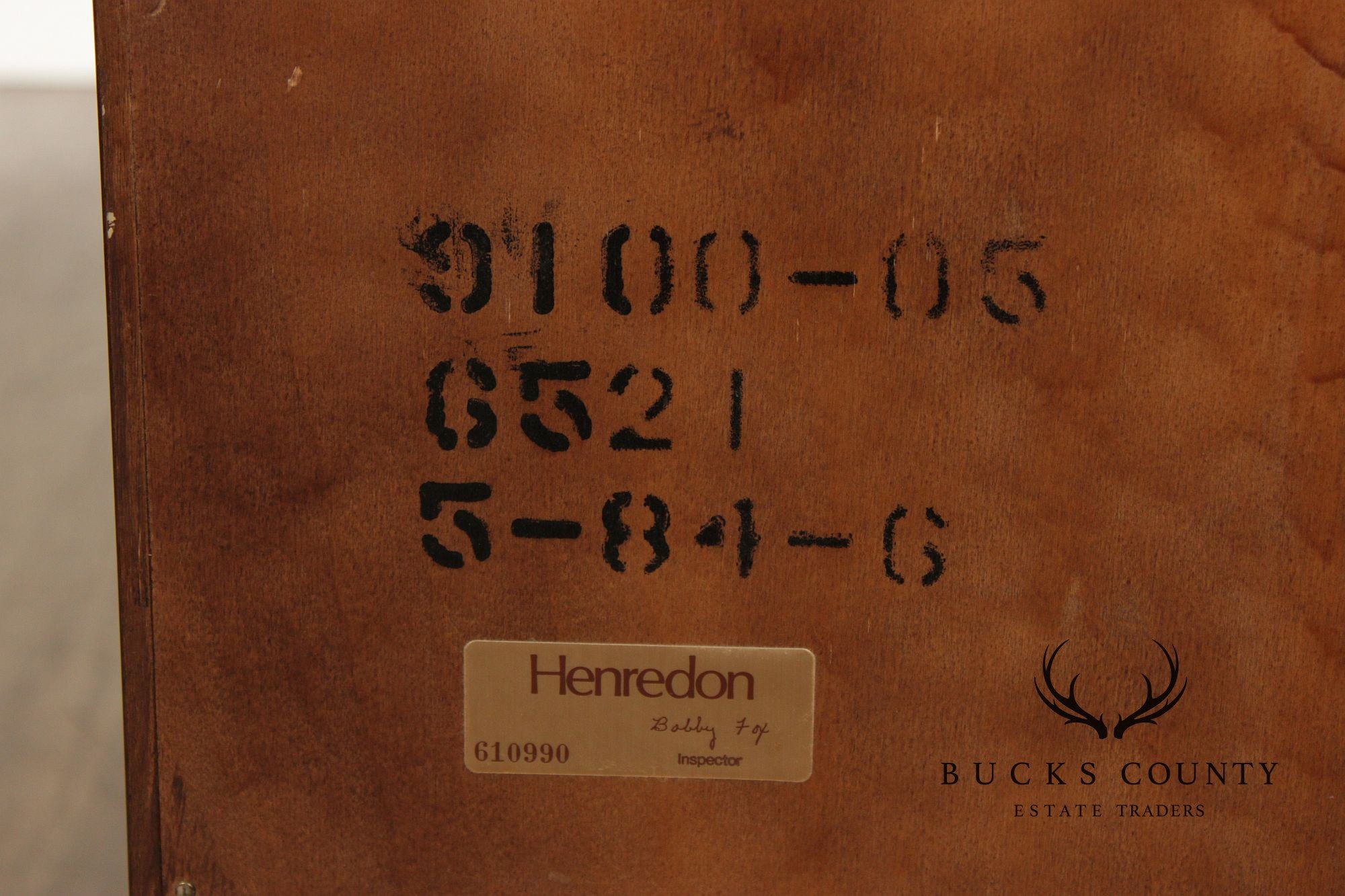 Henredon 'Scene One' Pair of Campaign Style Bedroom Armoire Cabinets