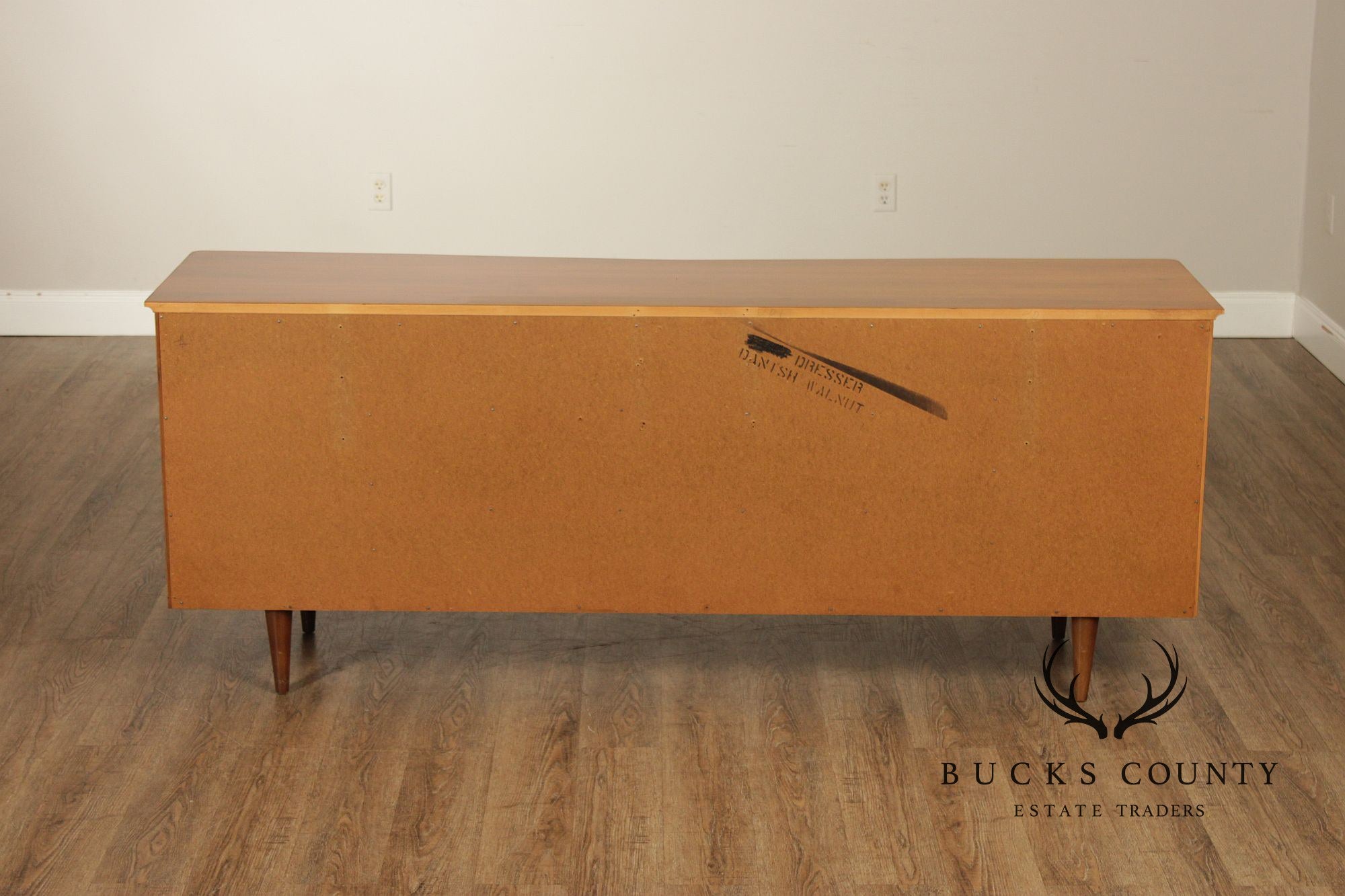 Mid Century Modern Walnut Long Dresser