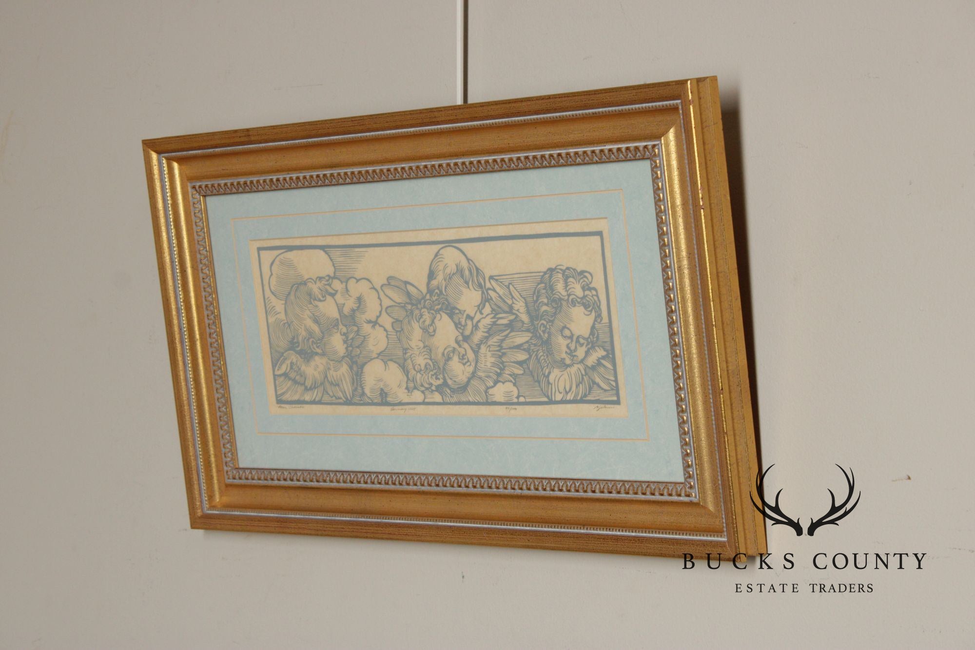 Allen Bjorkman Renaissance Style Print, 'Four Cherubs'