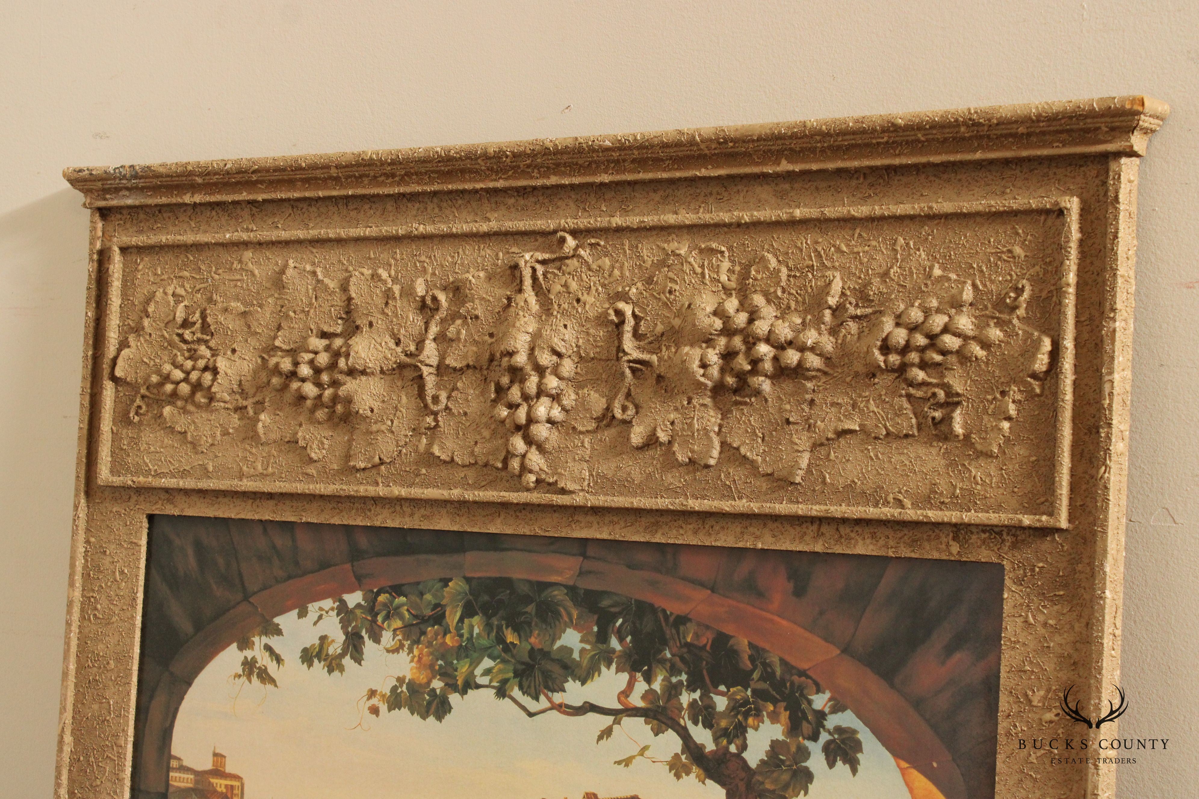 Italian Renaissance Style Rome Piazza Barberini Decorative Wall Art