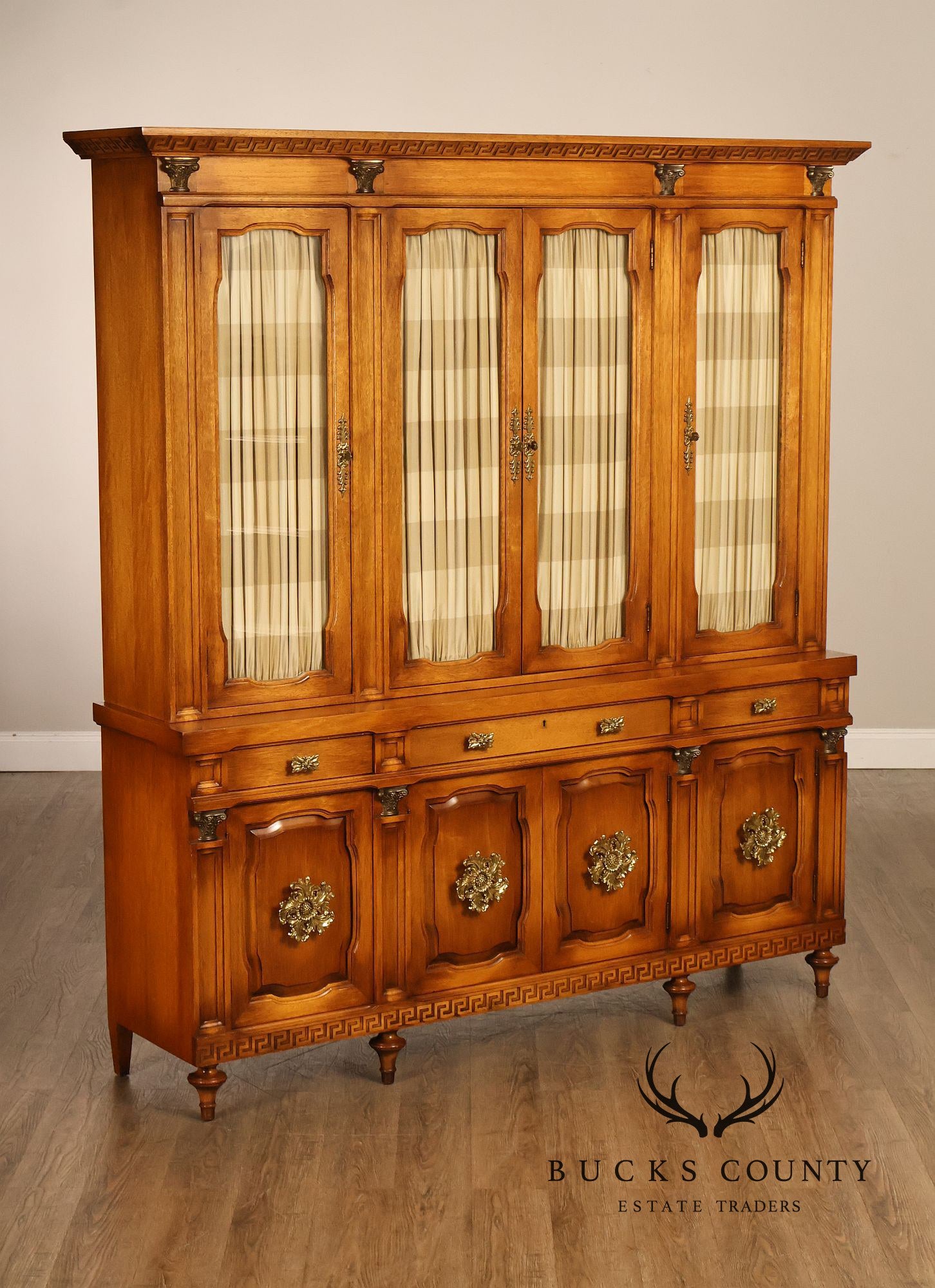 Daniel Jones Inc. Custom Regency Style Bookcase or China Cabinet
