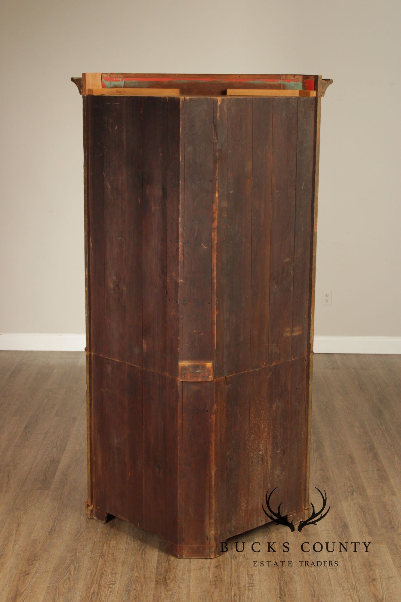 Antique American Pine Corner Cabinet