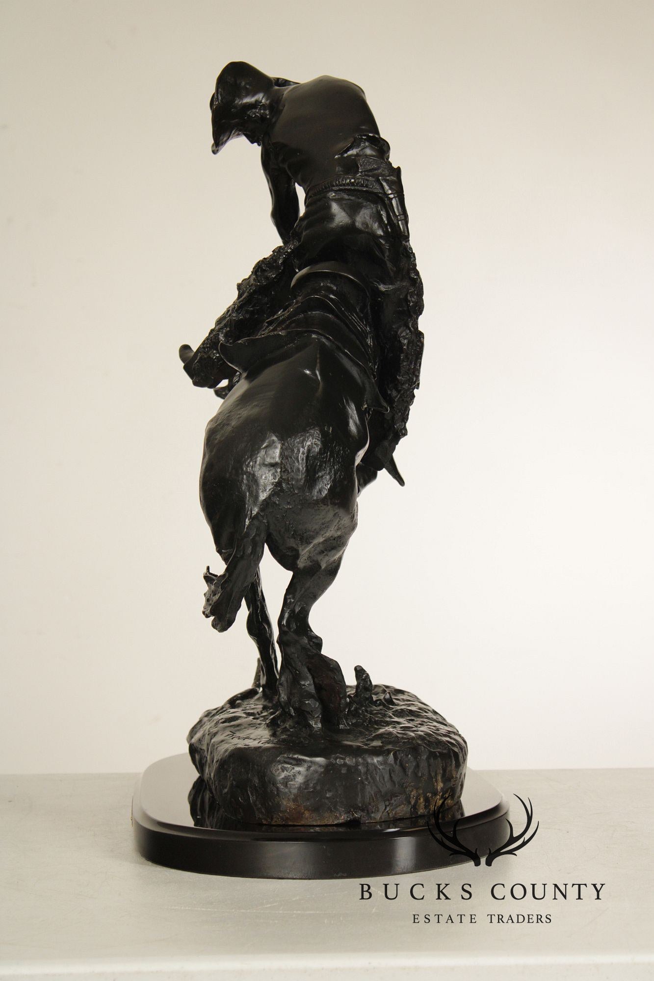 Frederic Remington Bronze Statue, 'Rattlesnake'