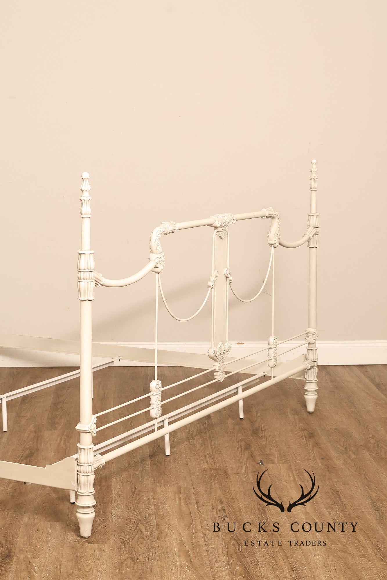 Frontgate Jardin Collection King Size Metal Canopy Bed