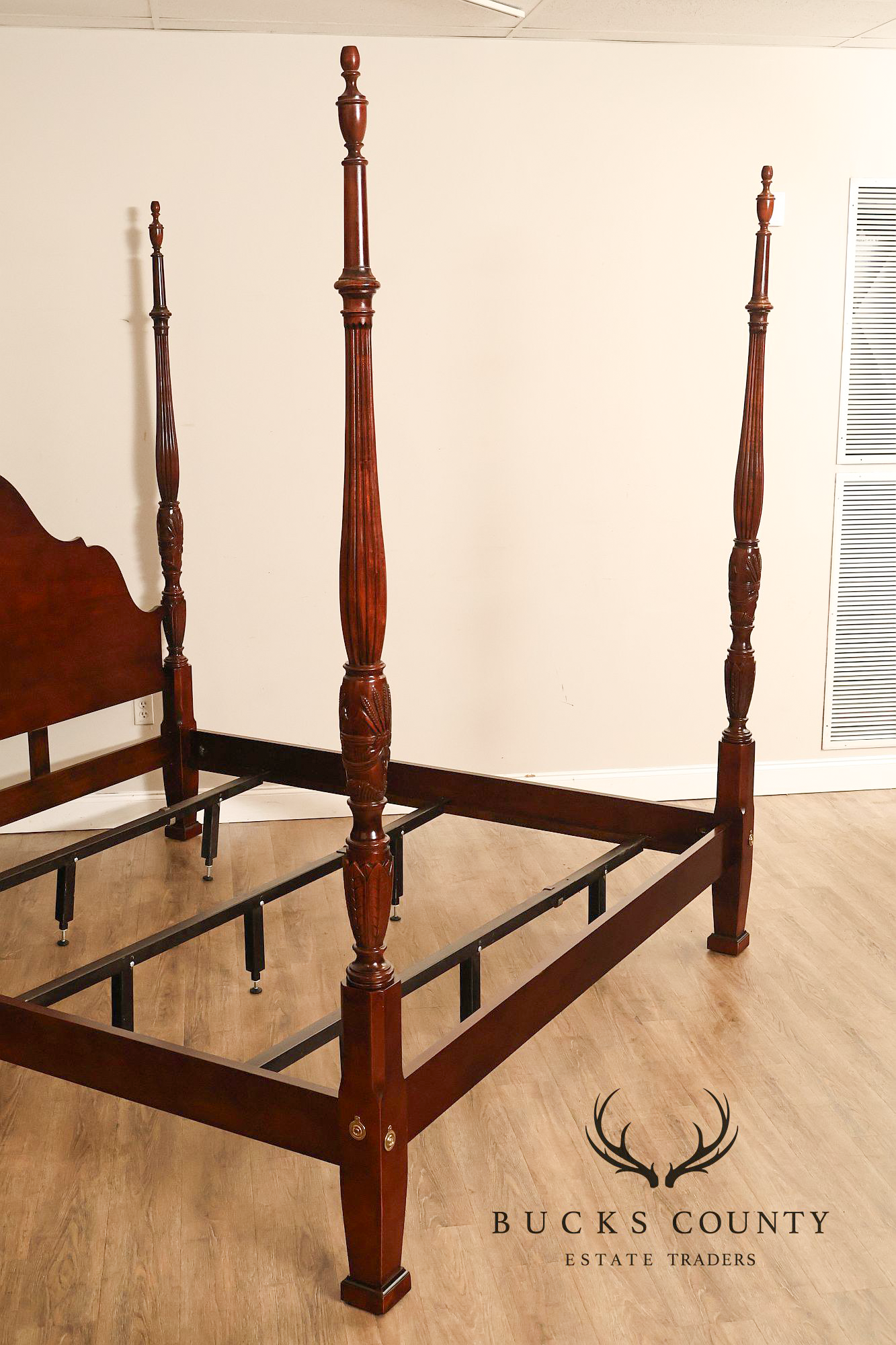 Century Furniture King Size Cherry Poster Bed