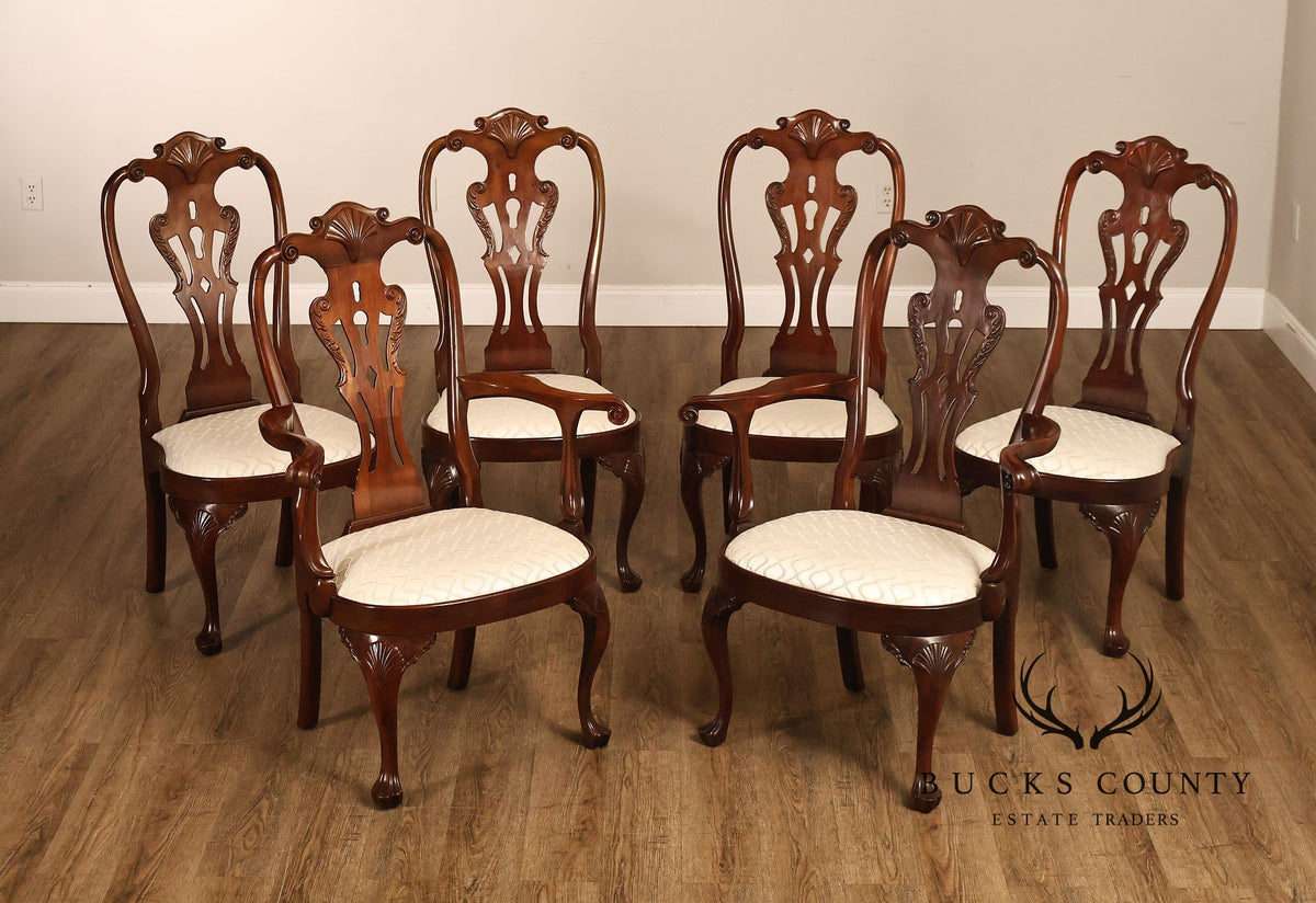 Henredon 'Rittenhouse Square' Set of Six Mahogany Dining Chairs