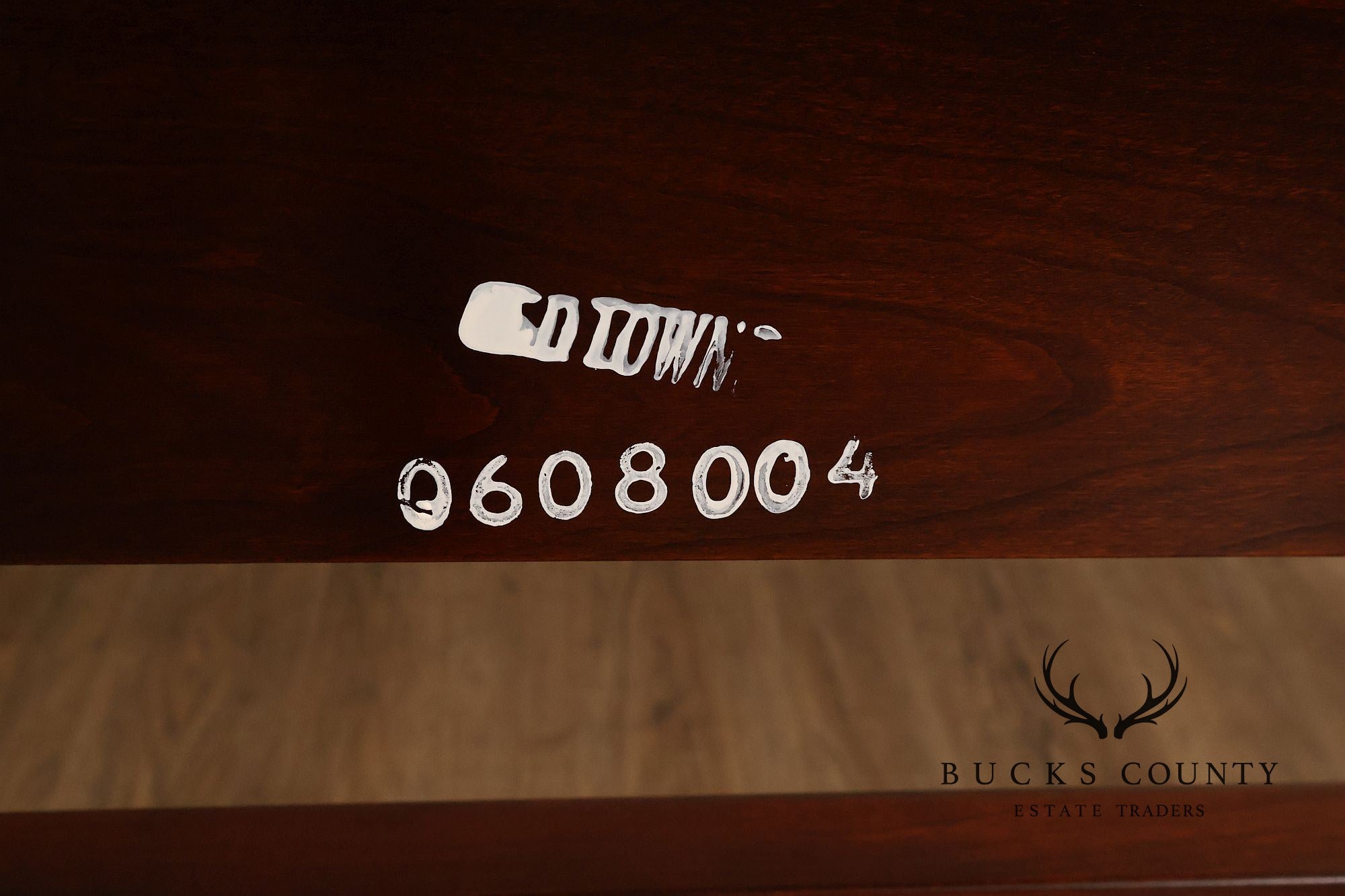 Statton Furniture Cherry Queen Tobacco Leaf Poster Bed