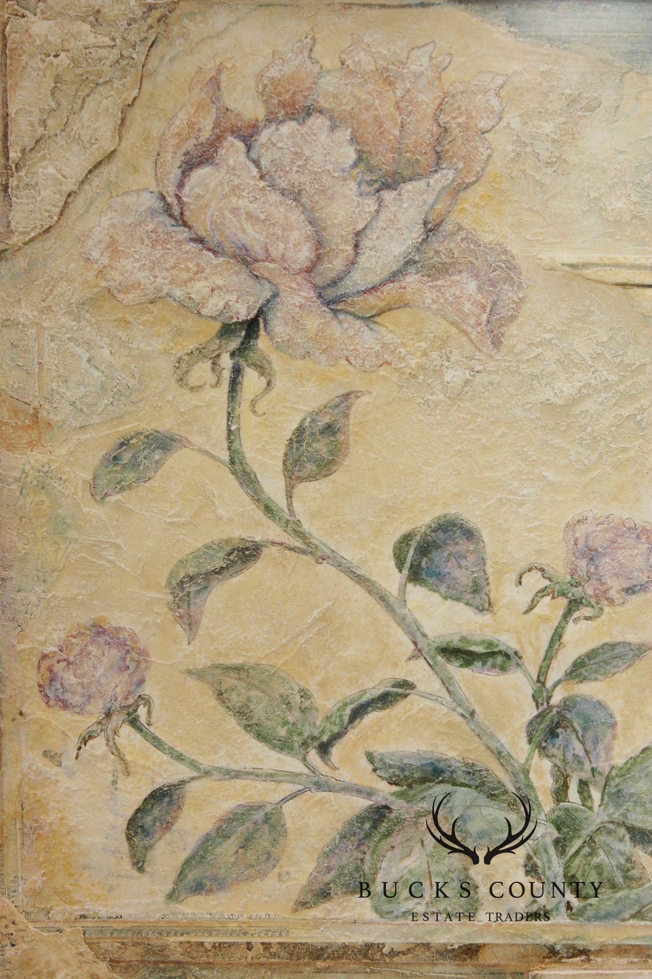 Arnold Iger Surrealist Style Framed Print, 'Imperial Peony'