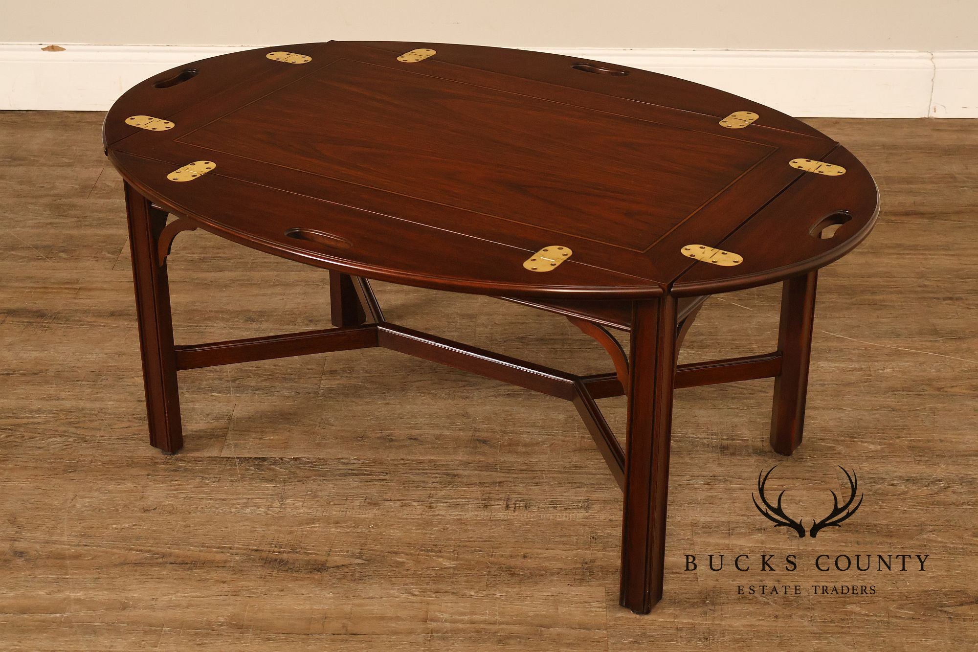 Henkel Harris Mahogany Butler’s Tray Coffee Table