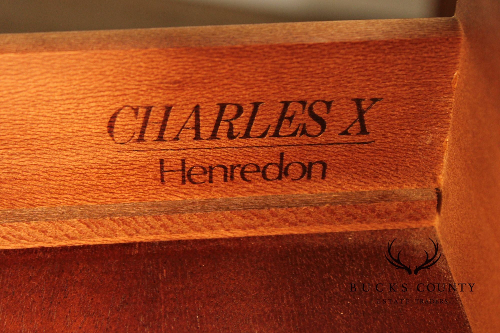 Henredon 'Charles X' Pair of Marble Top Chests