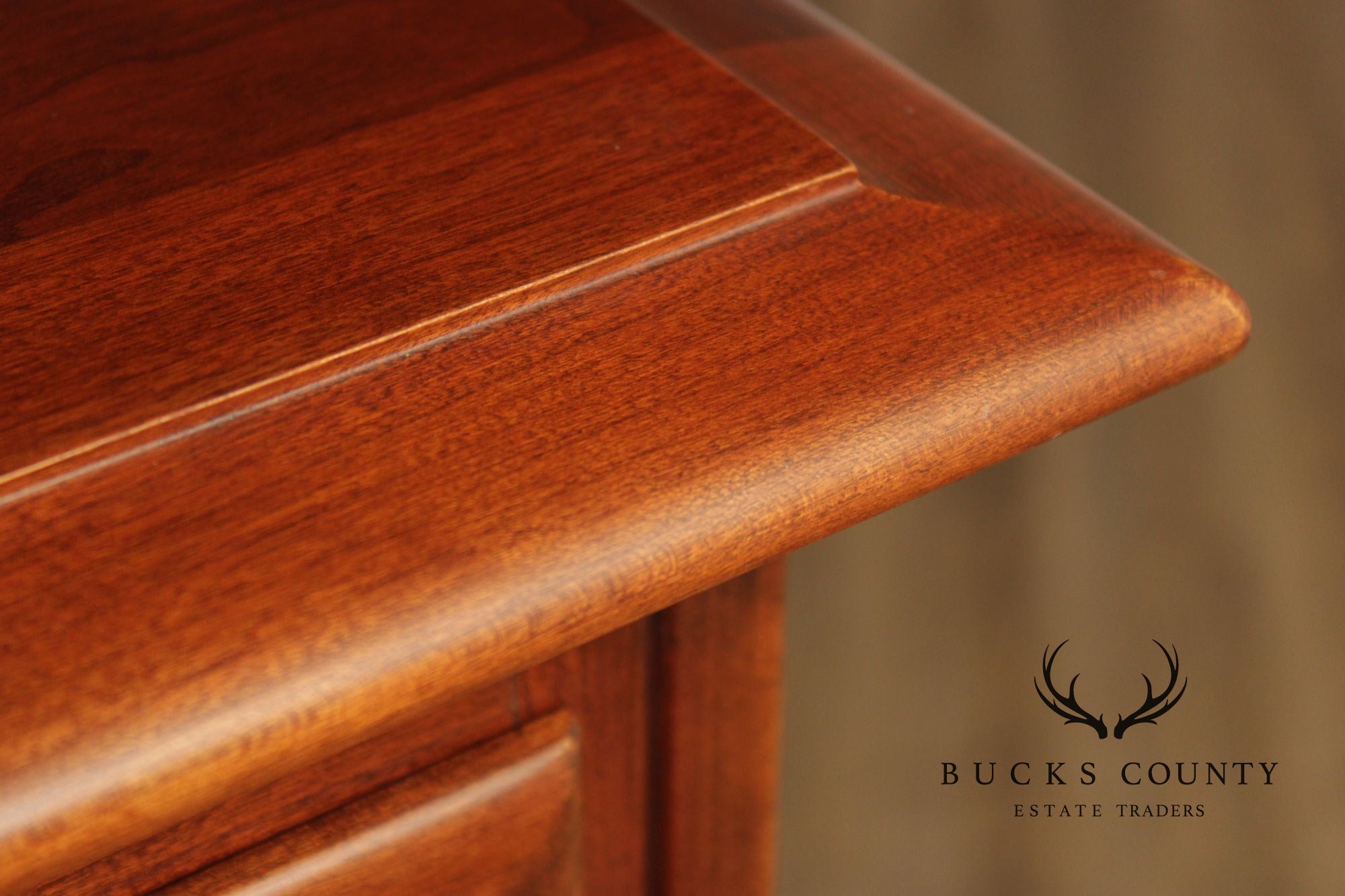 Kling Chippendale Style Cherry Chest on Chest