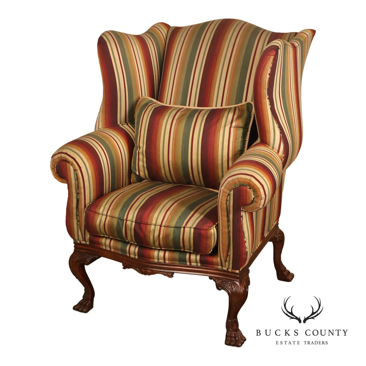 Henredon Historic Natchez Collection Oversized Wing Chair