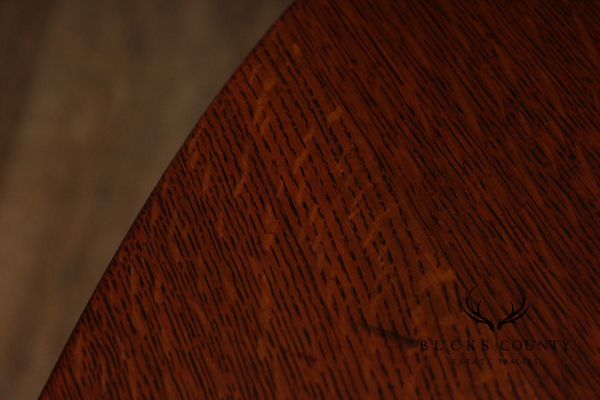 L. & J.G. Stickley Antique Round Oak Dining Table