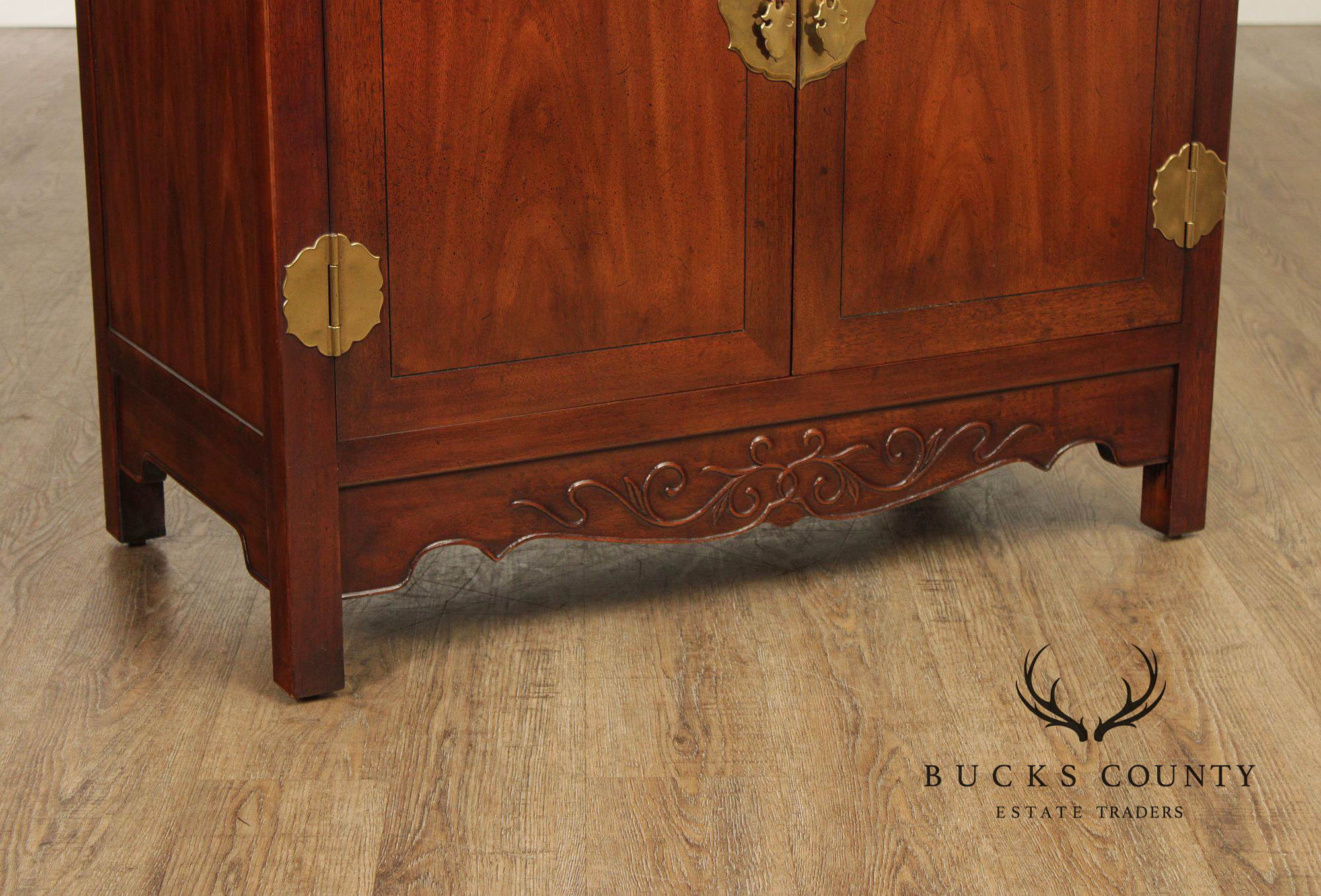 Henredon Asian Style Mahogany Armoire