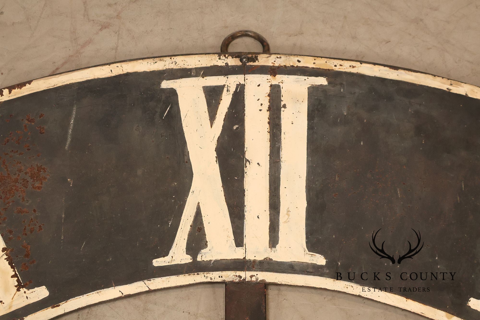 Large Antique Style Paris Clock Face Wall Decor