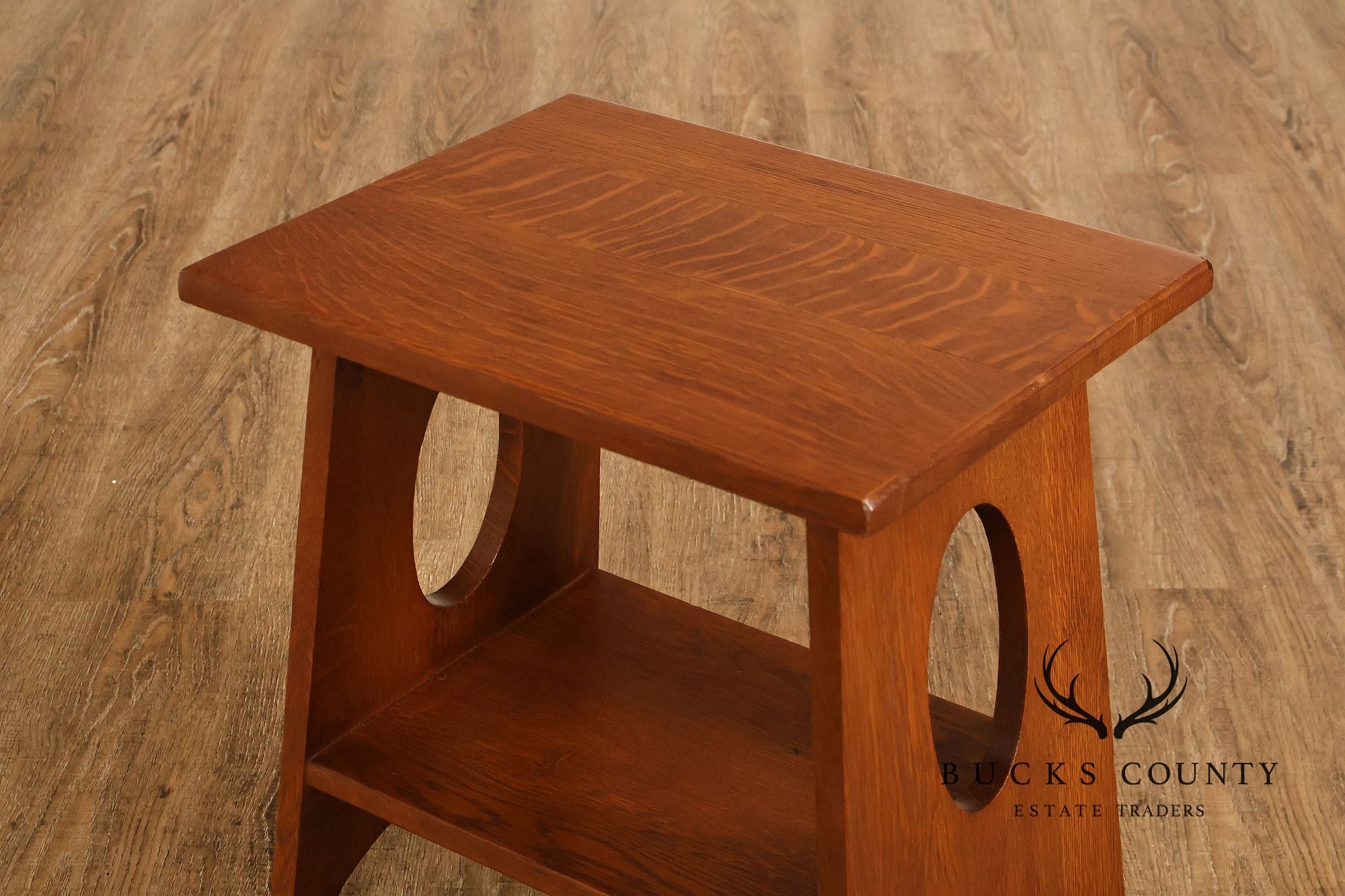 Arts And Crafts Mission Oak Tabouret