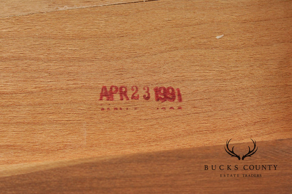 Stickley Chippendale Style Mahogany Blockfront Chest