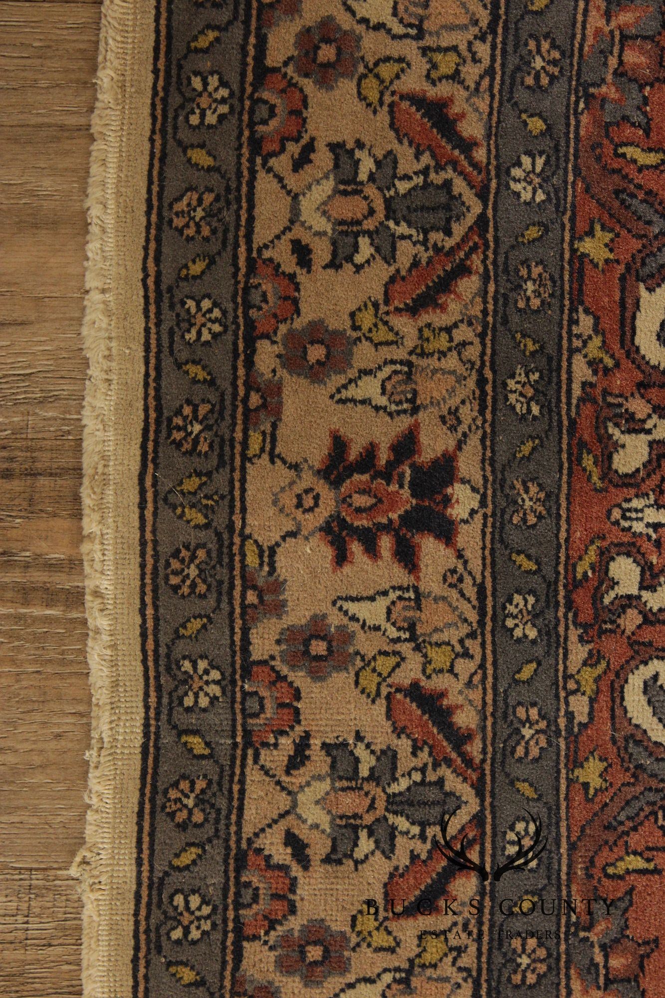 Persian Style Hand-Knotted Wool Area Rug – 2’ x 5’