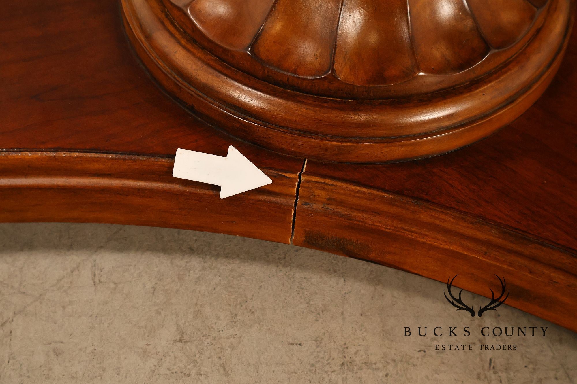 Ethan Allen Townhouse Collection Round Pedestal Side Table