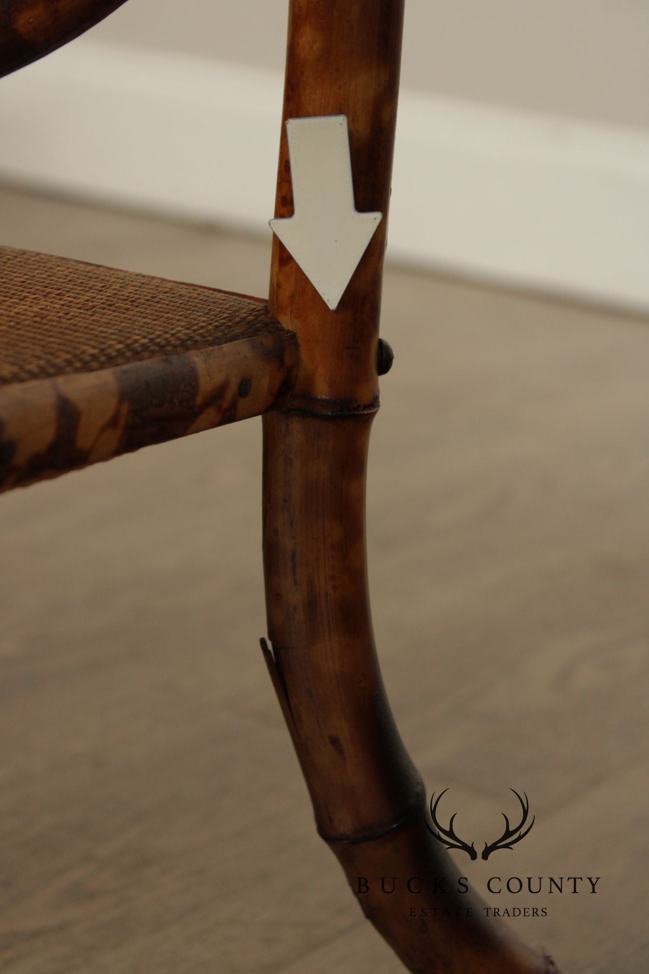 Vintage English Bamboo Sewing Stand